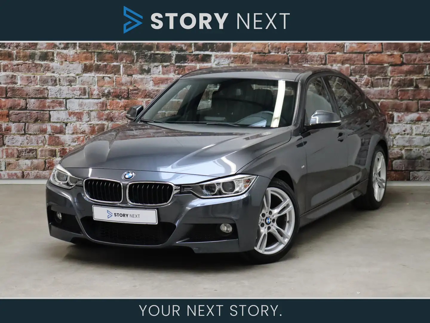 BMW 316 3 Serie Sedan 316i Executive M Sport Pakket / Navi Gris - 1