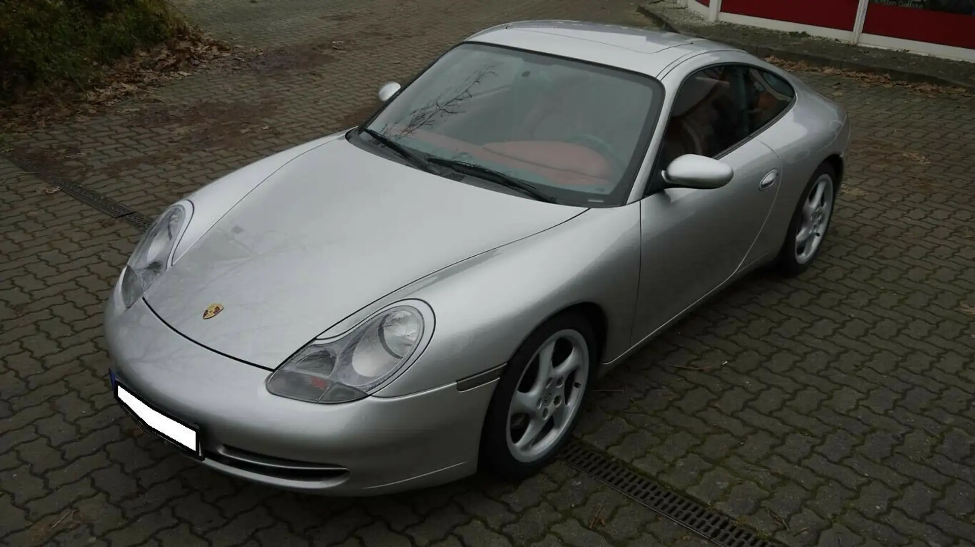 Porsche 996 Carrera Coupé Aut,Leder,Nav, Deutsch.Fzg. Срібний - 1