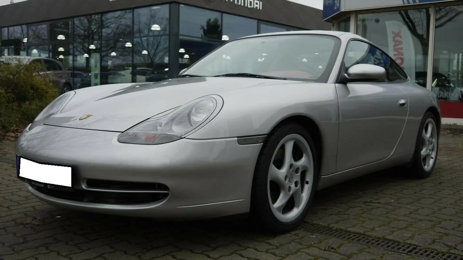 Porsche 996 Carrera Coupé Aut,Leder,Nav, Deutsch.Fzg. Срібний - 2