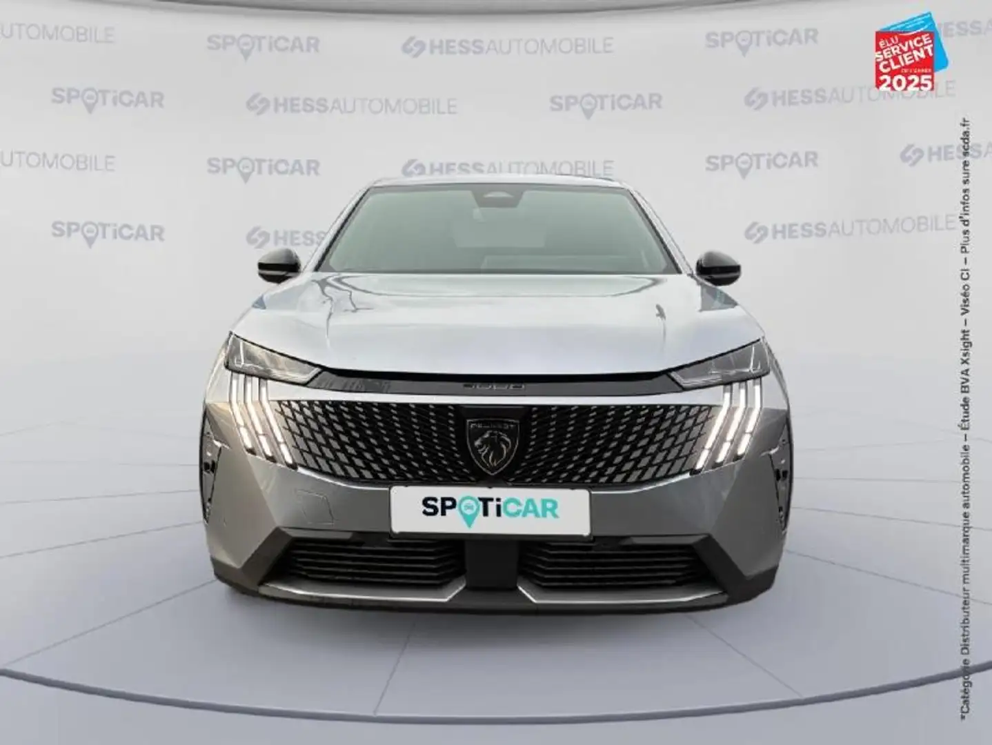 Peugeot 3008 1.2 Hybrid 136ch Allure e-DCS6 GPS Camera Carplay Gris - 2