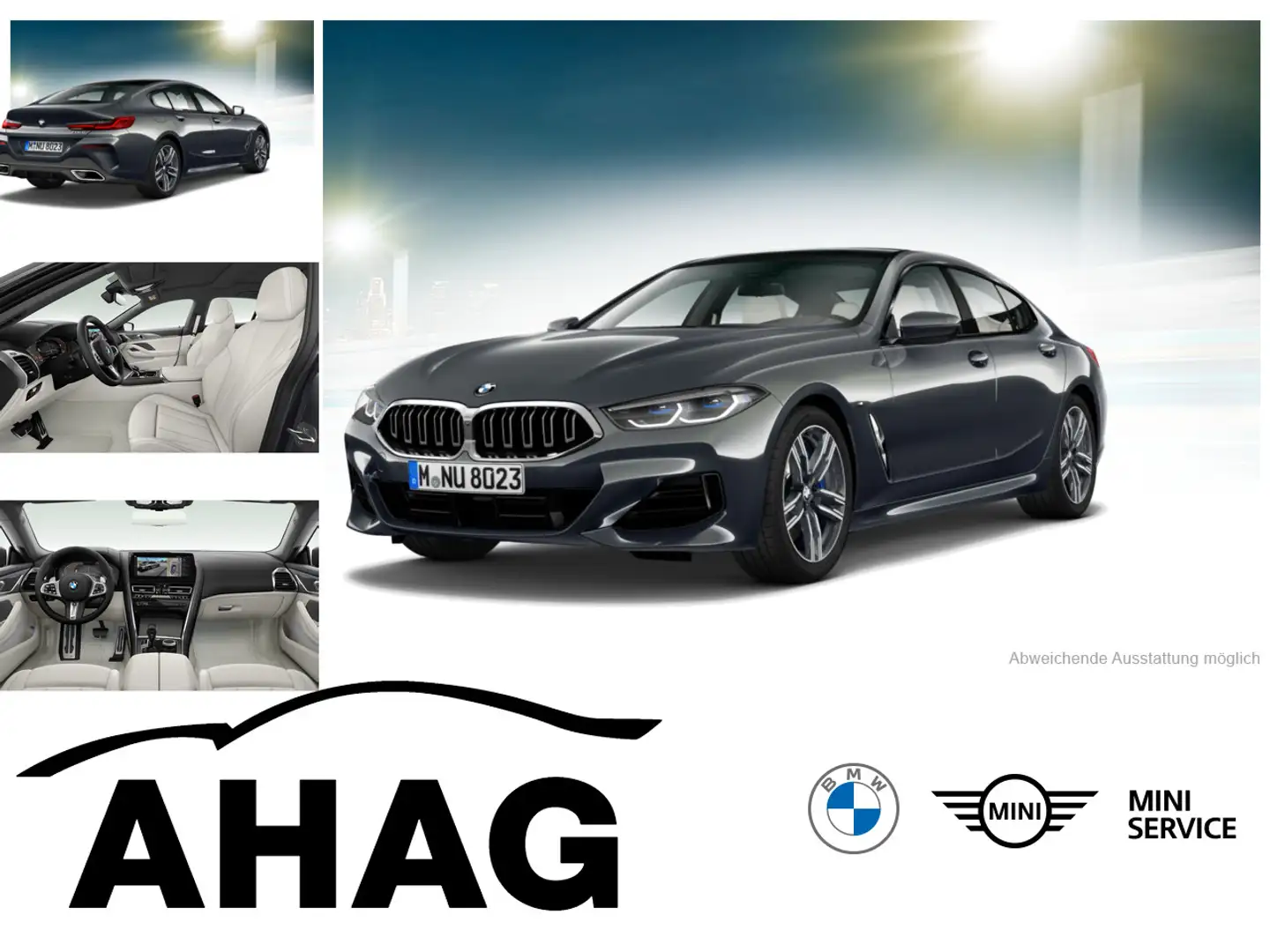 BMW 850 840i Gran Coupe Steptronic Innovationsp. RFT Grau - 1