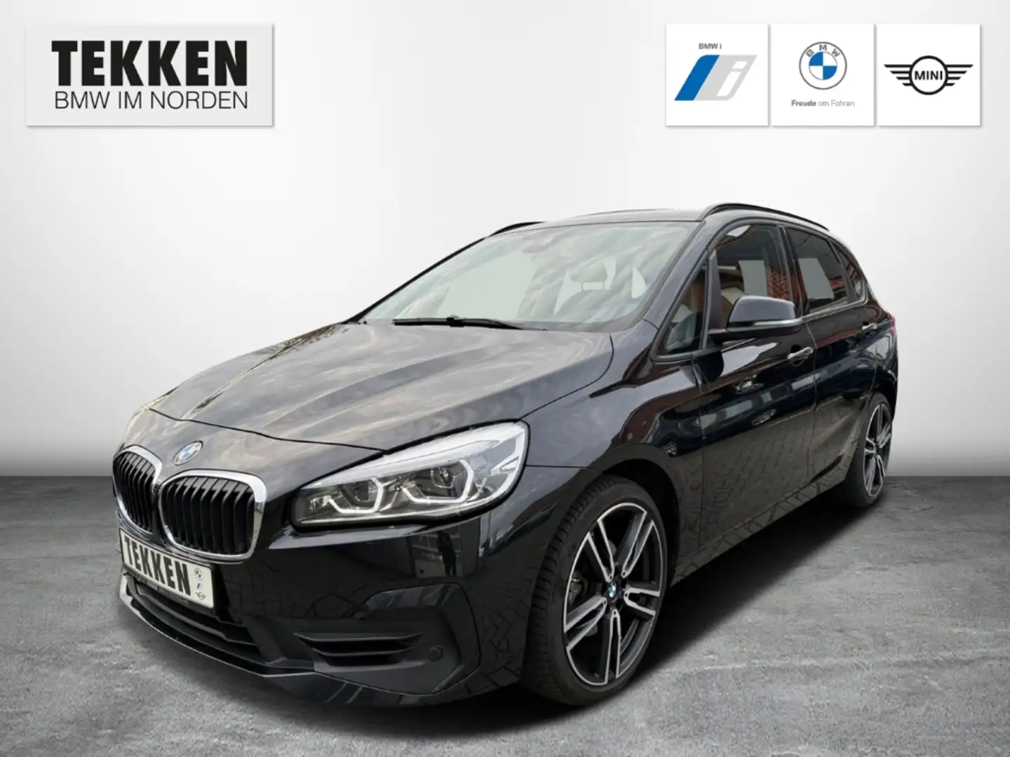 BMW 218 i Advantage Navi LED El. Heckklappe Noir - 1
