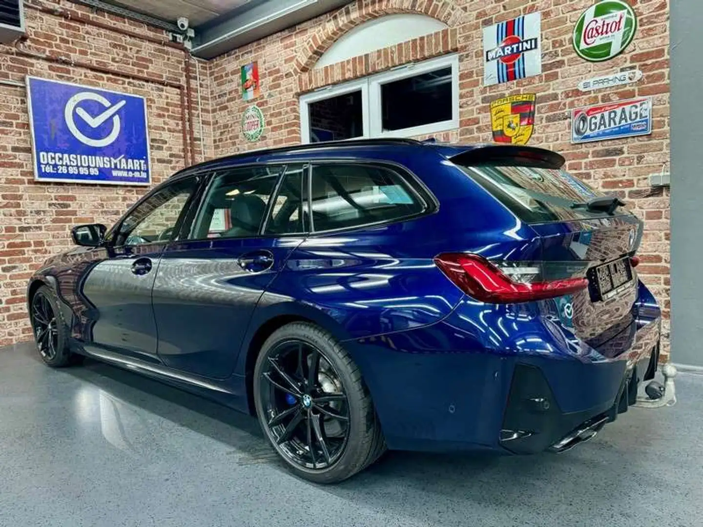 BMW 340 M340d Touring 3.0 340cv Auto xDrive CUIR Blauw - 2