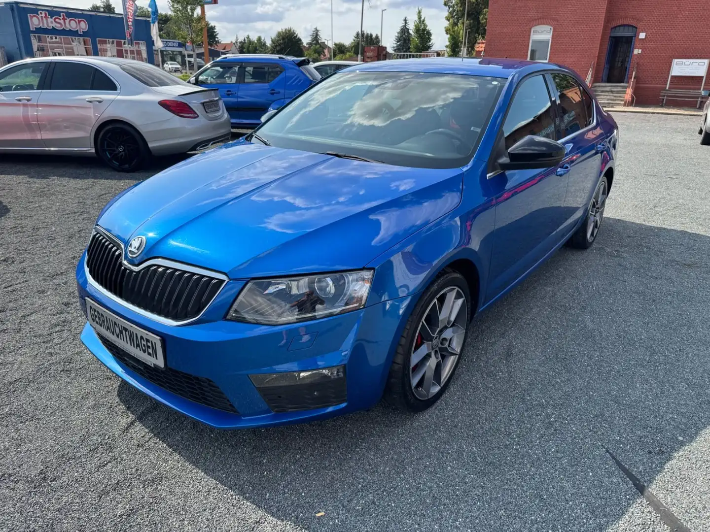 Skoda Octavia Lim 2.0 TDI RS-ACC-Navi-CANTON-Bi-Xenon Bleu - 2