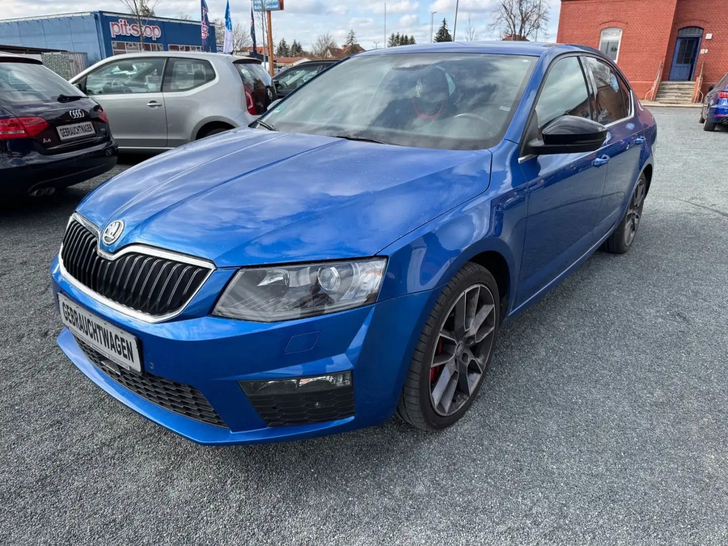 Skoda Octavia Lim 2.0 TDI RS-ACC-Navi-CANTON-Bi-Xenon Bleu - 2