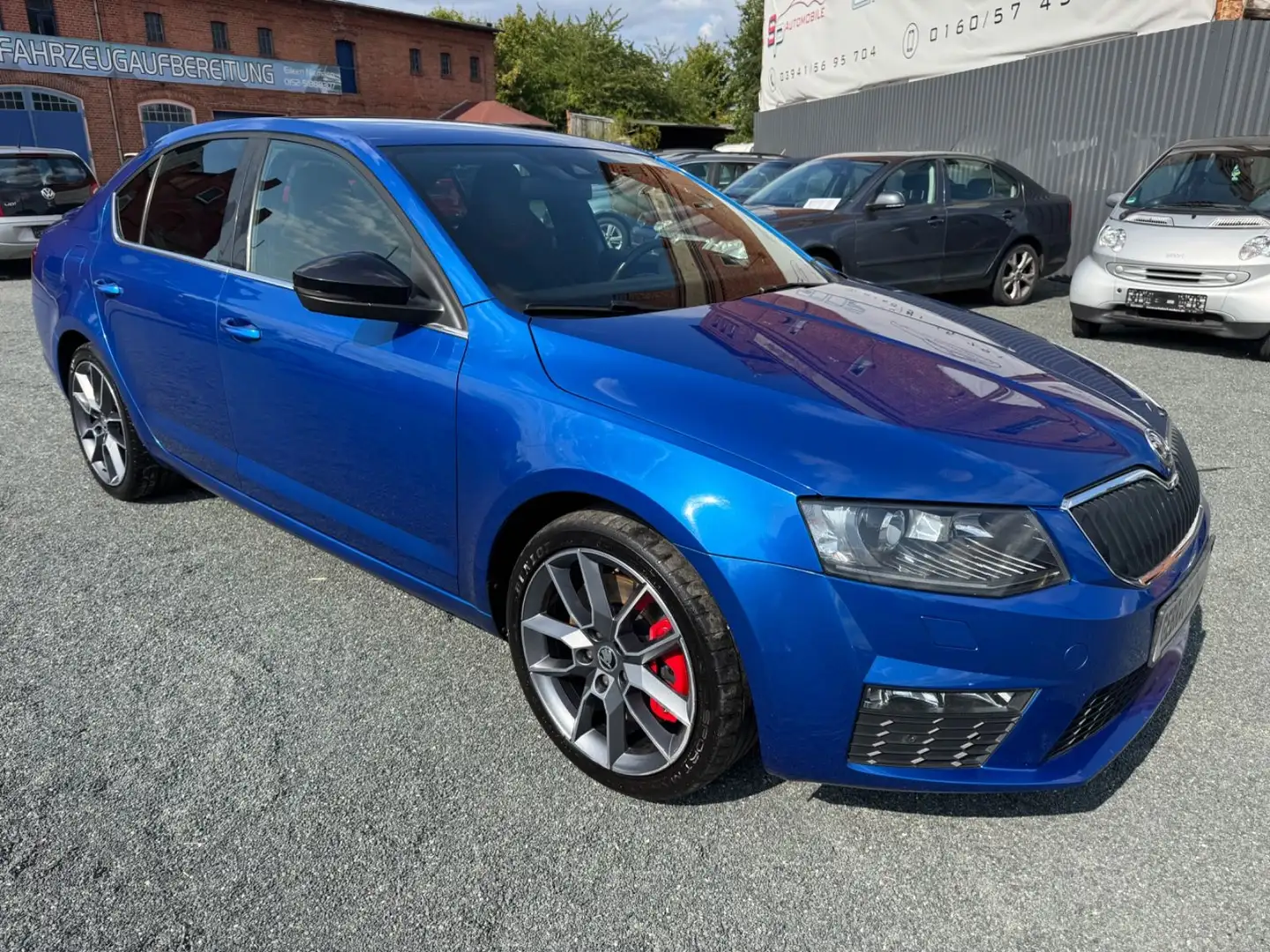 Skoda Octavia Lim 2.0 TDI RS-ACC-Navi-CANTON-Bi-Xenon Bleu - 1
