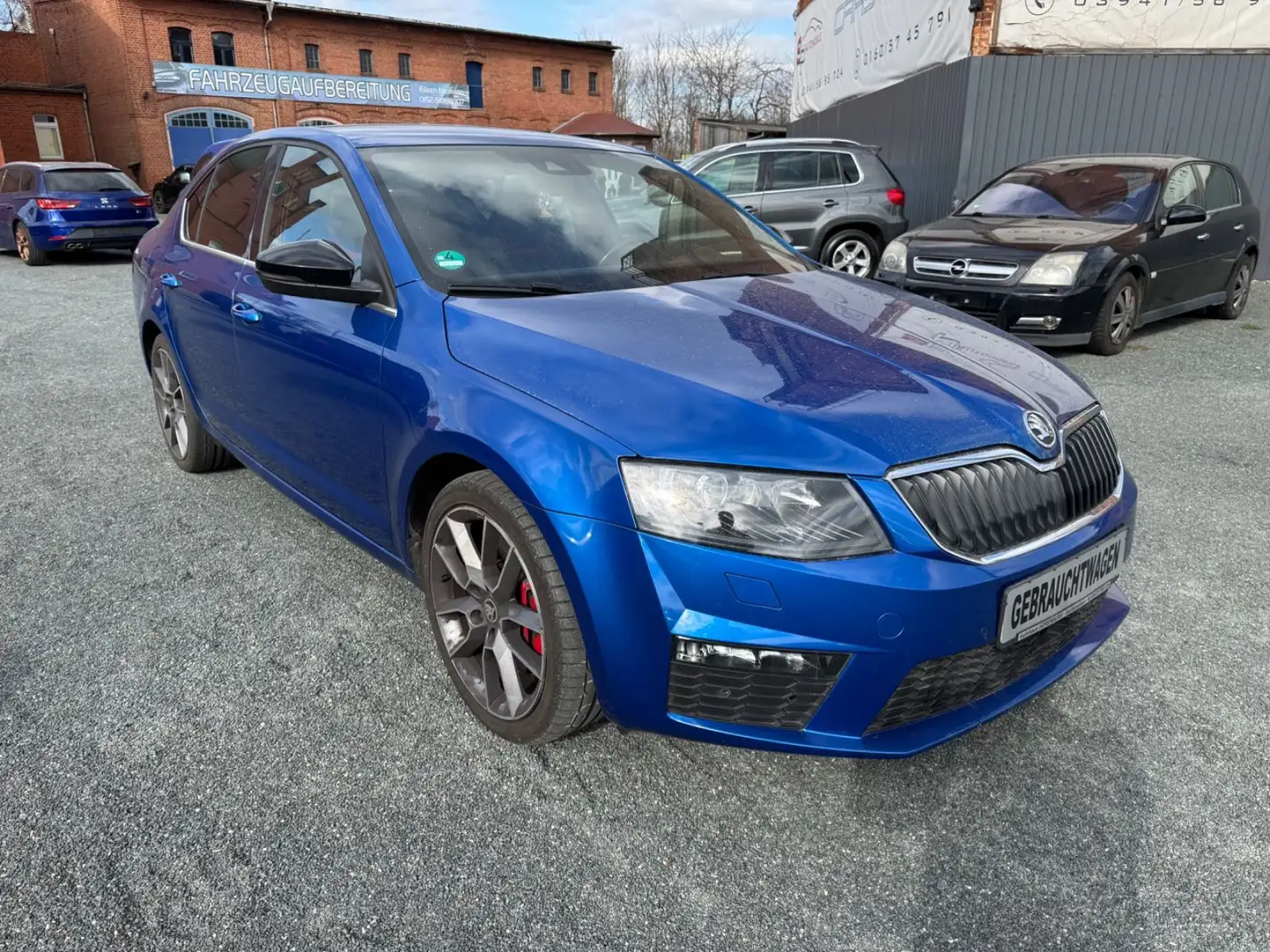 Skoda Octavia Lim 2.0 TDI RS-ACC-Navi-CANTON-Bi-Xenon Bleu - 1
