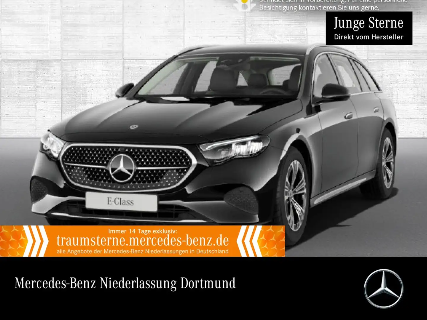 Mercedes-Benz E 220 d T 4M Avantgarde Distr. LED AHK Kamera PTS Noir - 1