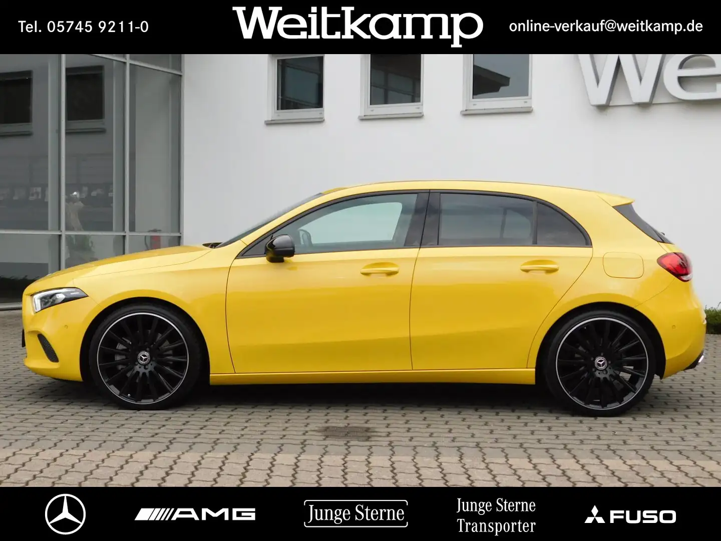 Mercedes-Benz A 250 A 250 MULTIBEAM+360°+HEAD-UP+AHK+19" Progressive Gelb - 2