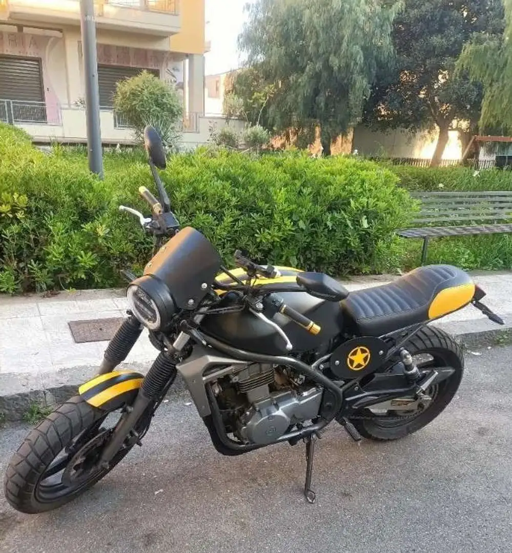 Kawasaki ER - 5 Cafè Racer - Scrambler Negro - 1