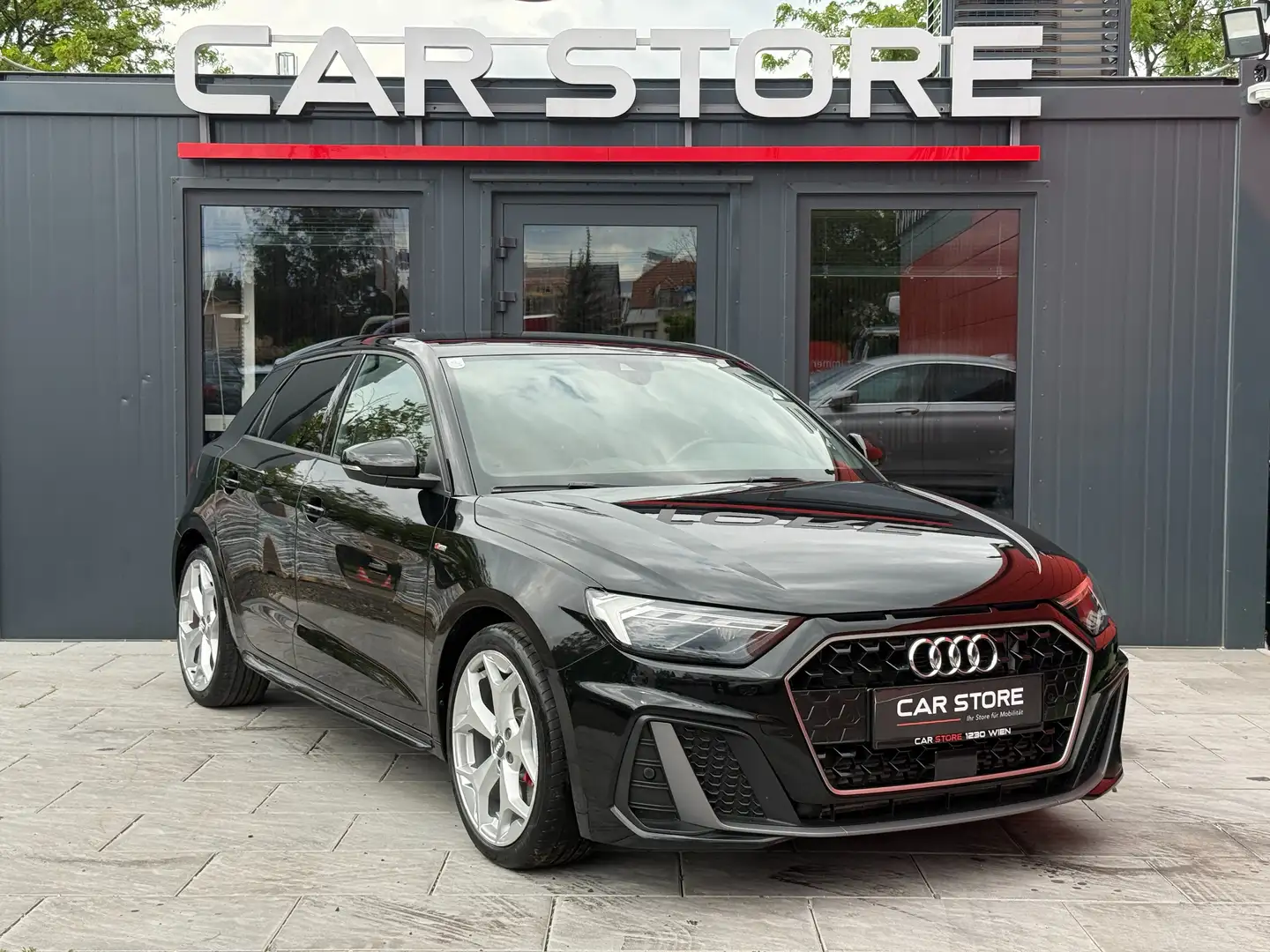 Audi A1 40TFSI|S-line|ACC|LED|Navi|VirtualCockpit|Spurass. Schwarz - 1