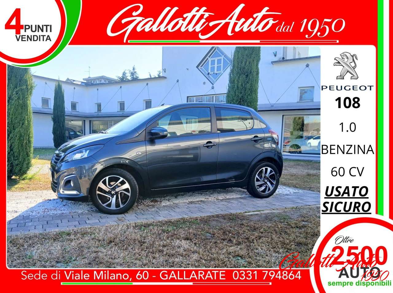 Peugeot 108 VTi 68 5 porte Allure