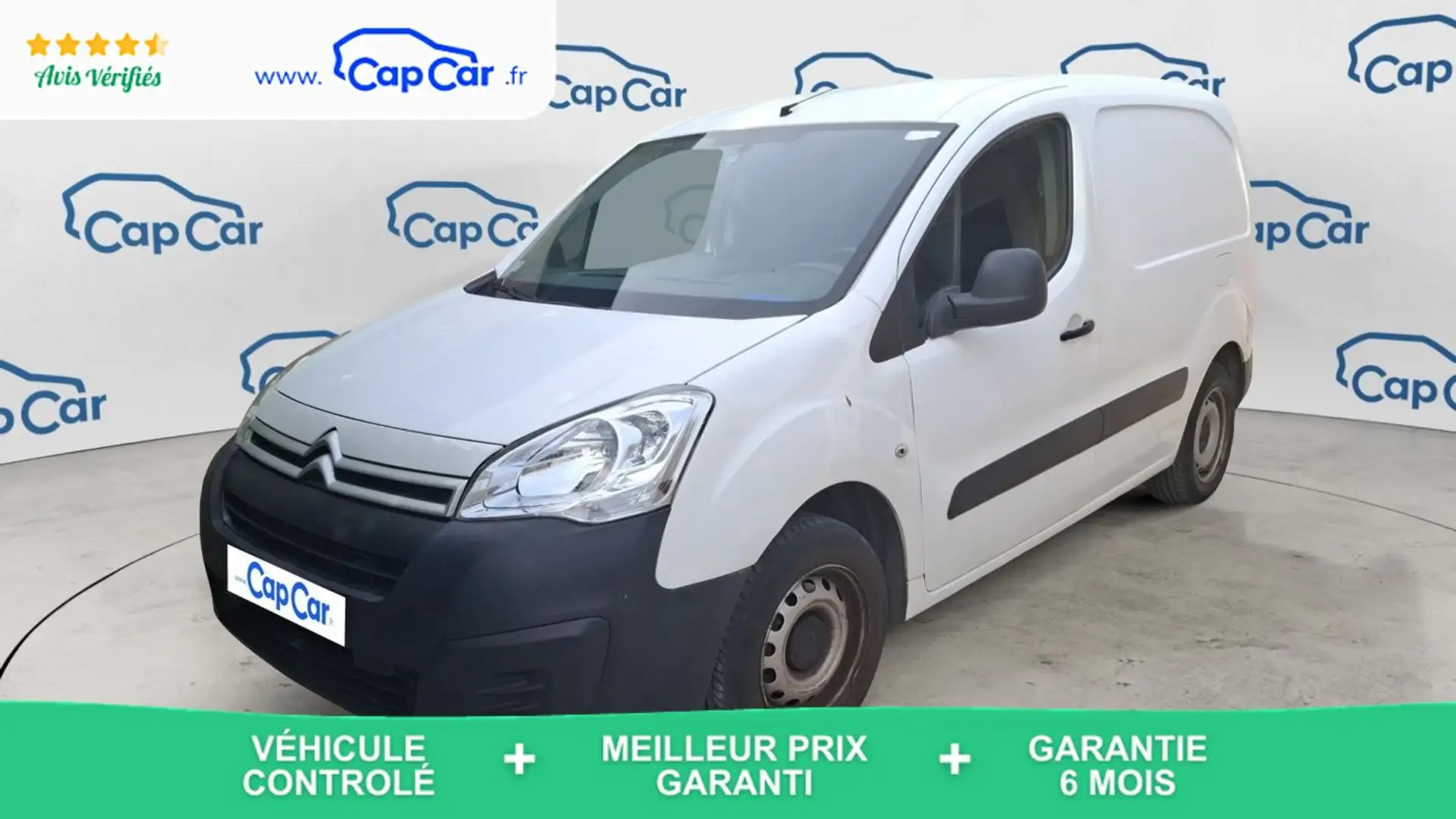 Citroen Berlingo VU II 1.6 BlueHDi 75 Business Blanc - 1