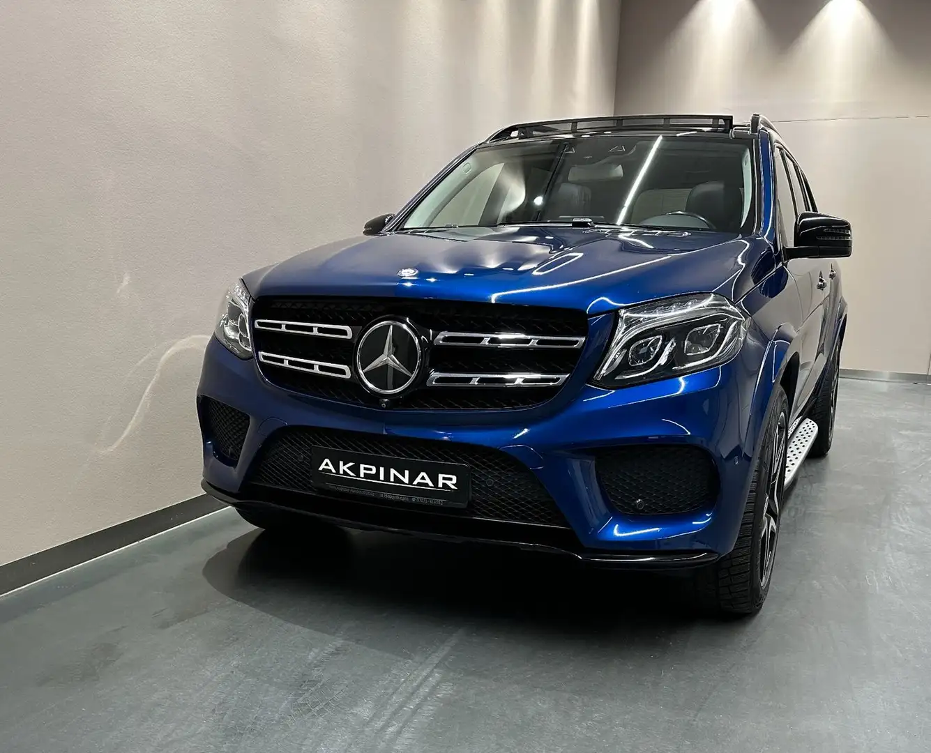 Mercedes-Benz GLS 500 GLS500 4M *AMG*NIGHT*FOND-TV*7 SITZER*AHK* Bleu - 2