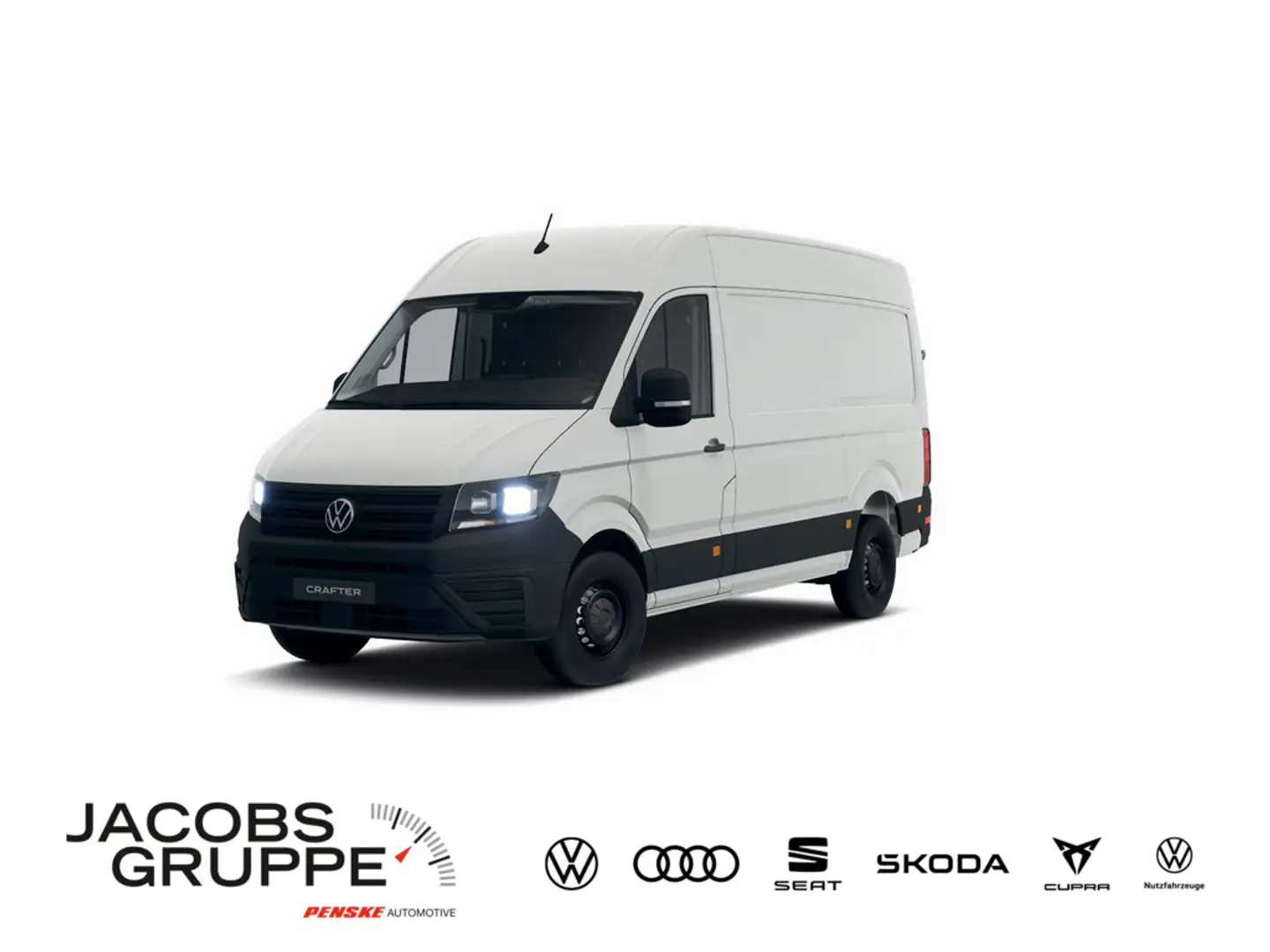 Volkswagen Crafter Kasten 35 TDI AHK mittellang Hochdach Weiß - 1