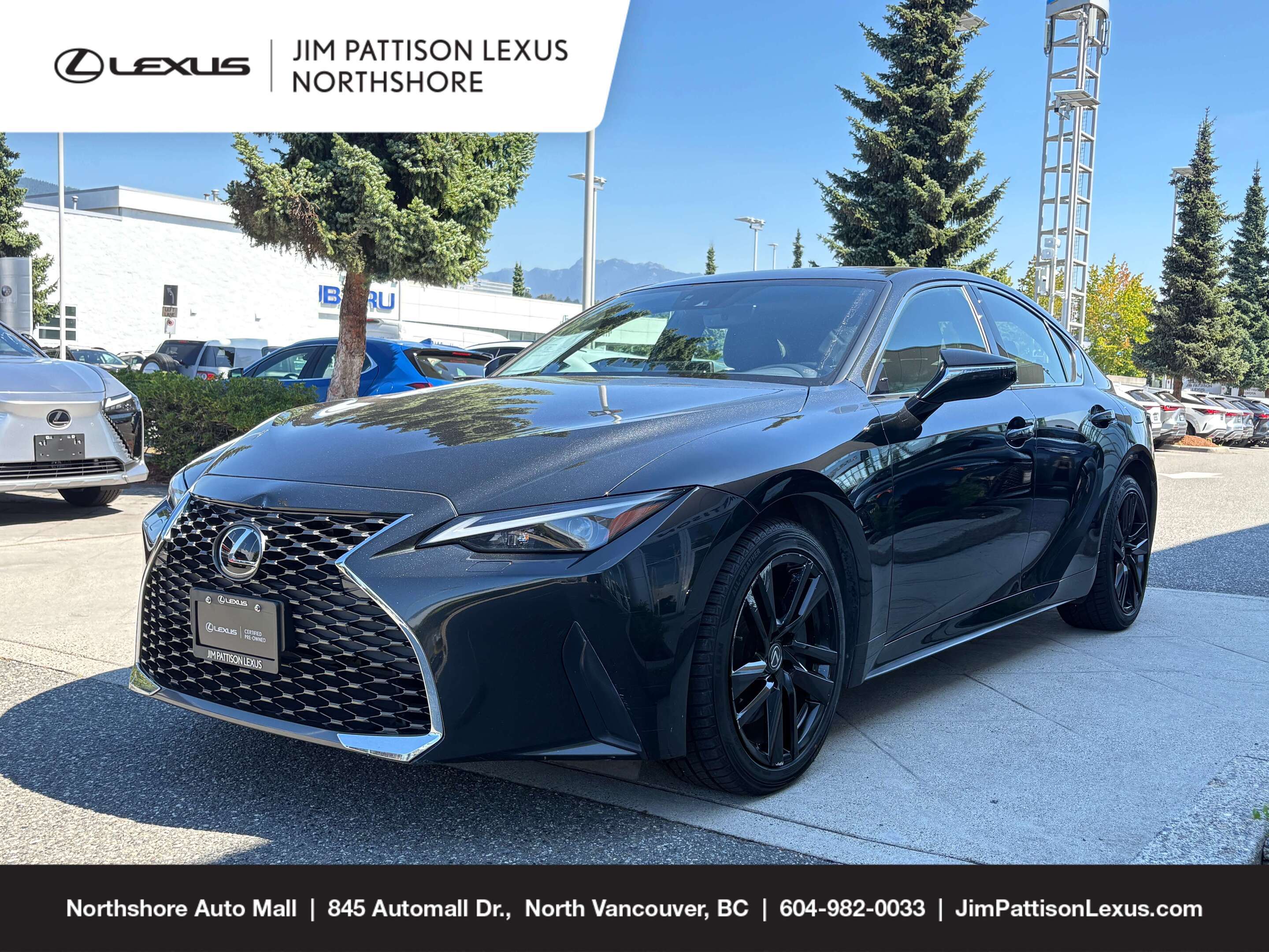 Black 2024 Lexus IS Sedan Automatic