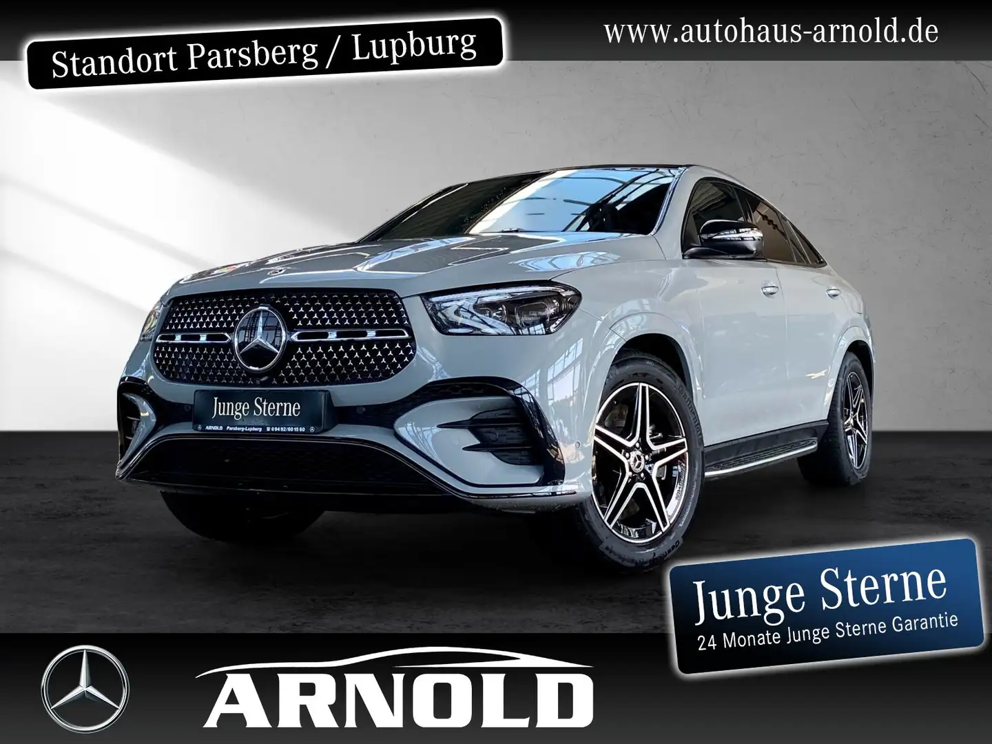 Mercedes-Benz GLE 350 GLE 350 de 4M Coupe AMG L HUD 360° AIRM Pano AHK Grau - 1