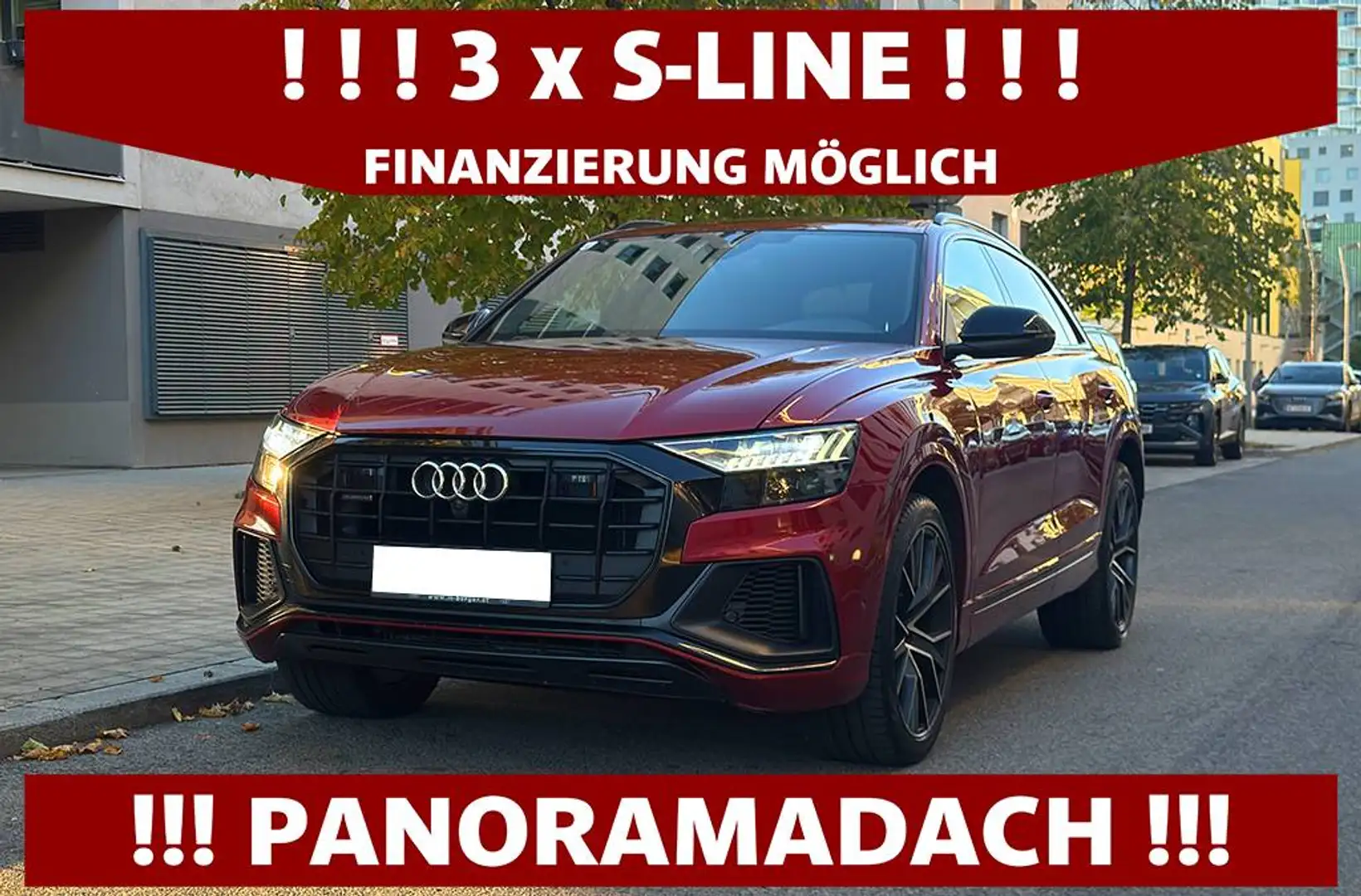 Audi Q8 50 TDI Quattro | S-LINE | 360° KAMERA | AHK Rot - 1