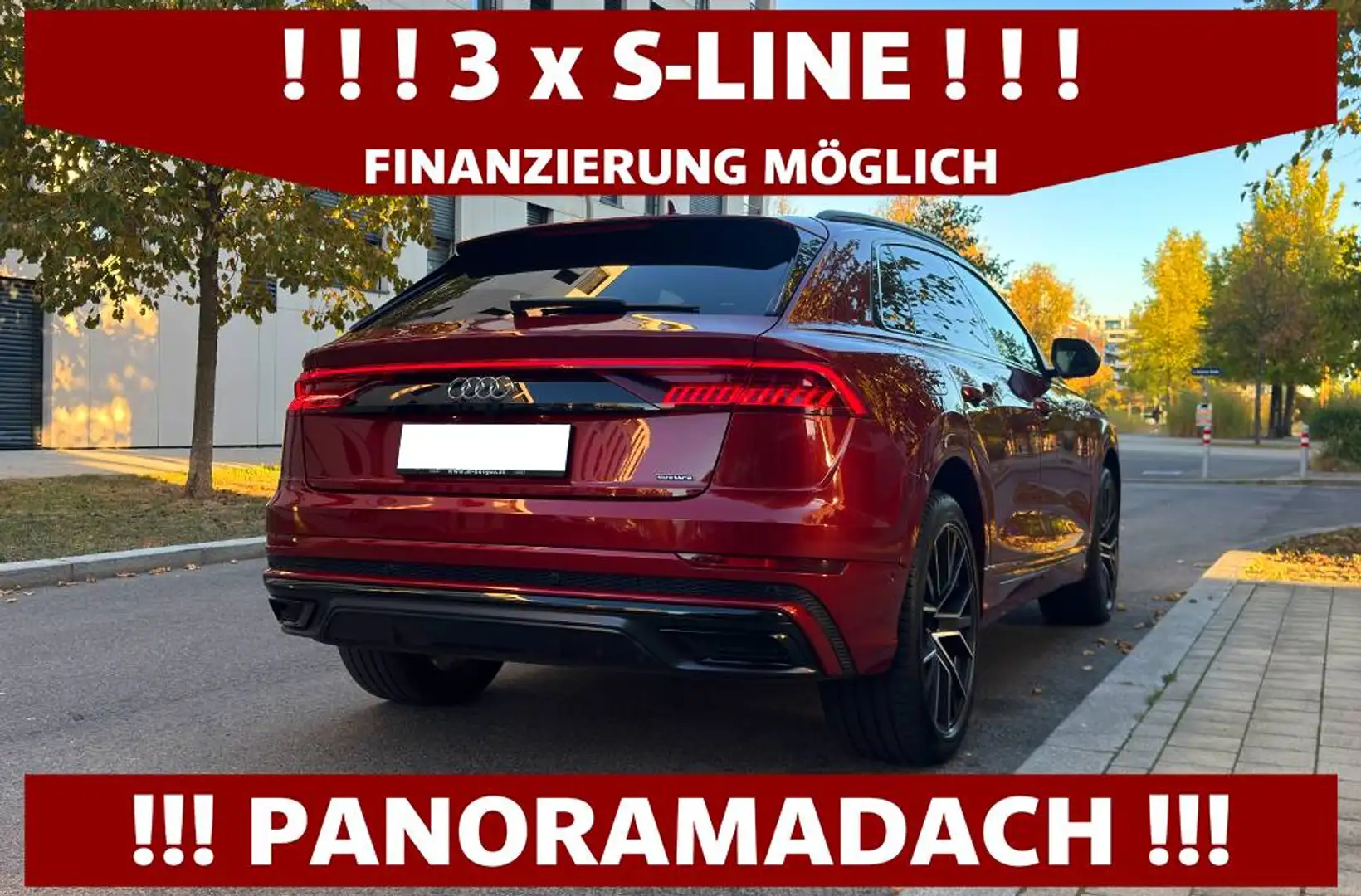 Audi Q8 50 TDI Quattro | S-LINE | 360° KAMERA | AHK Rot - 2