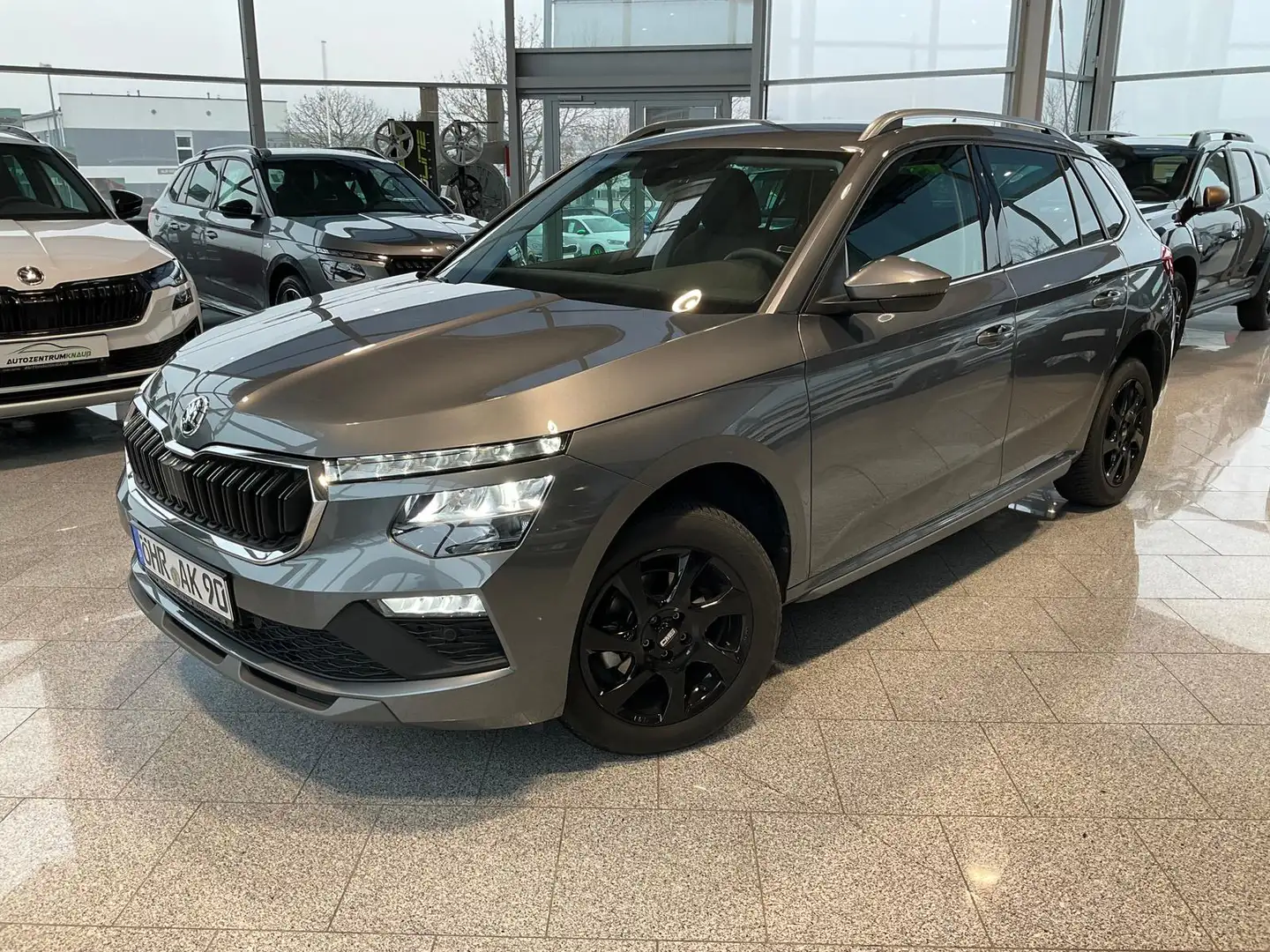 Skoda Kamiq 1.0TSI Selection AHK LkHz R-Kam Frontscheibe behei Grey - 1