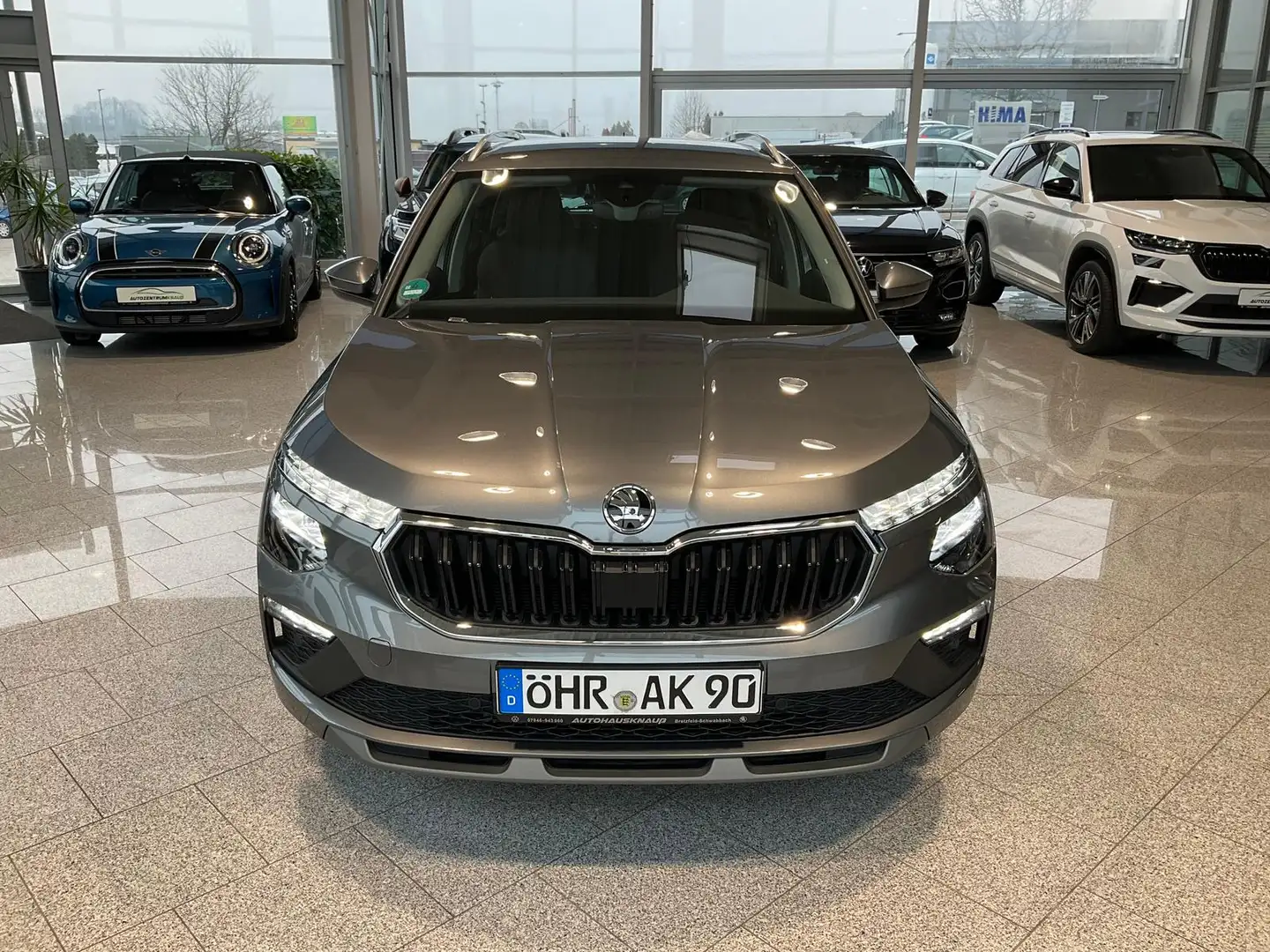 Skoda Kamiq 1.0TSI Selection AHK LkHz R-Kam Frontscheibe behei Grey - 2