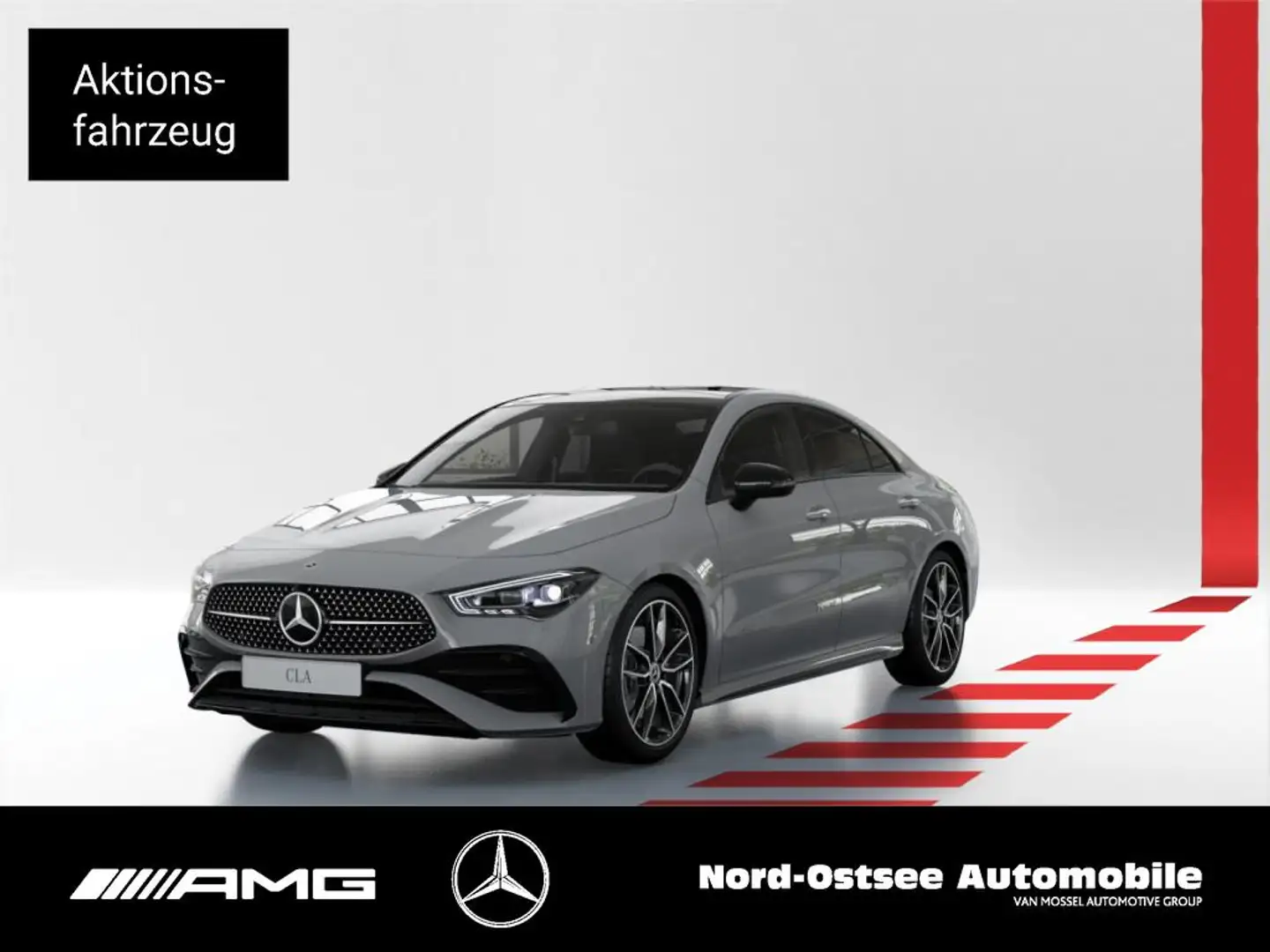 Mercedes-Benz CLA 220 d  AMGNIGHT PANO DISTRONIC MULTIBEAM Grau - 1