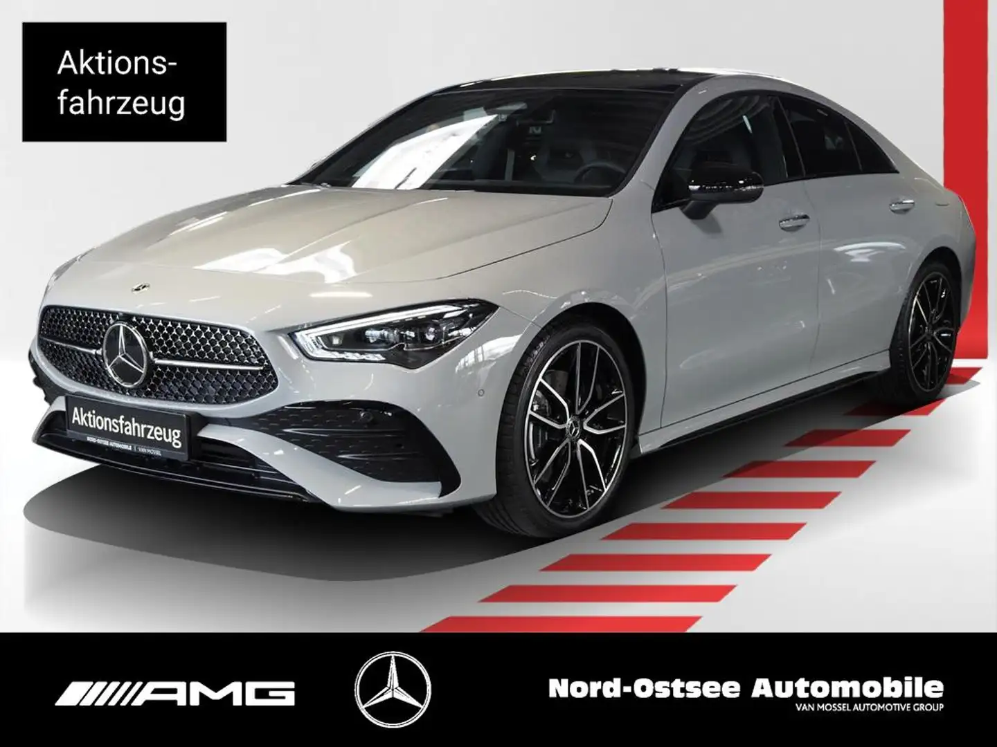 Mercedes-Benz CLA 220 d AMGNIGHT PANO DISTRONIC MULTIBEAM Grau - 1