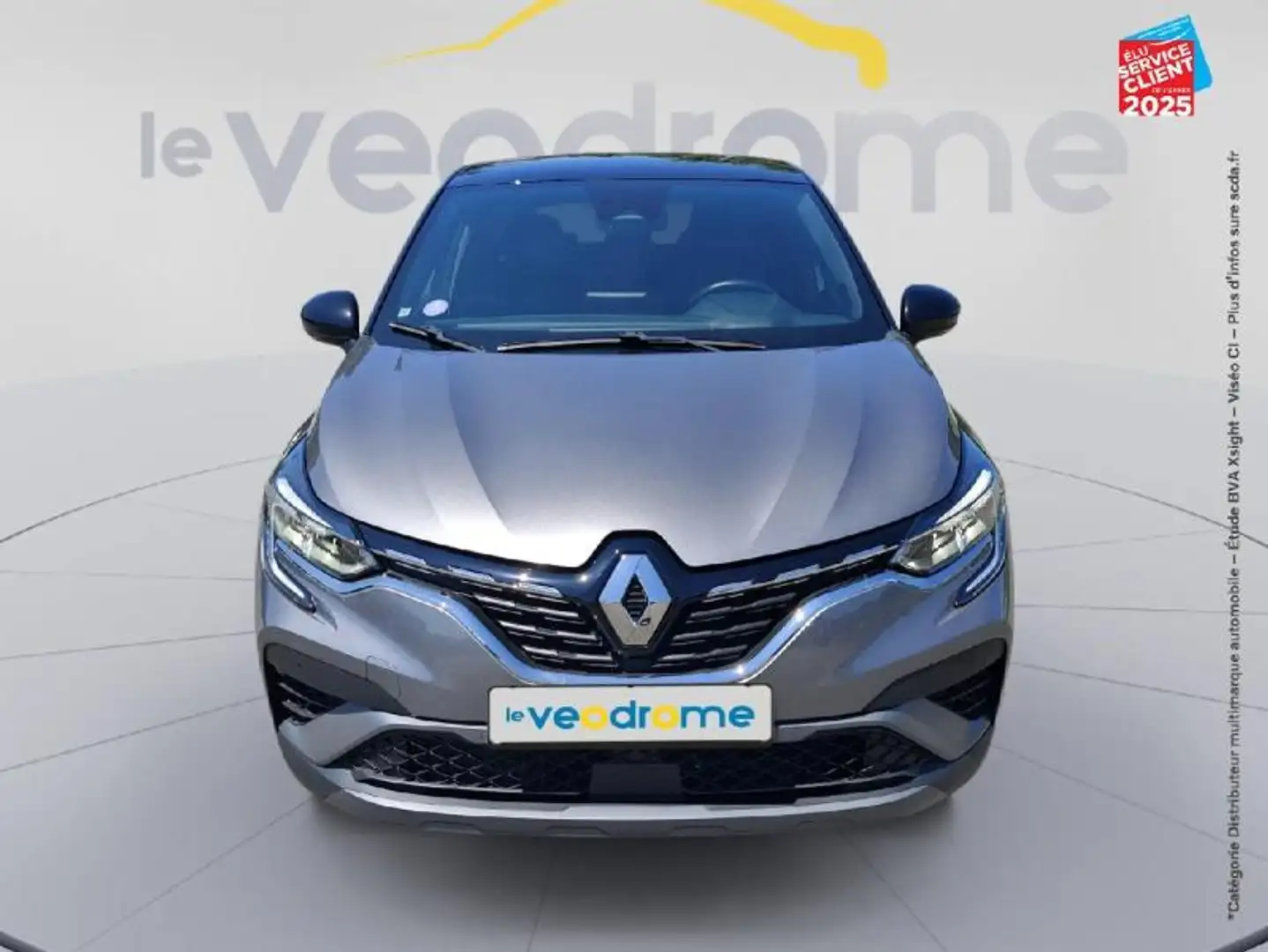 Renault Captur 1.6 E-Tech hybride 145ch RS Line -21 Gris - 2