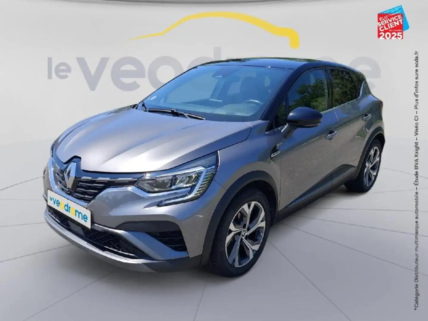 Renault Captur 1.6 E-Tech hybride 145ch RS Line -21 Grijs - 1