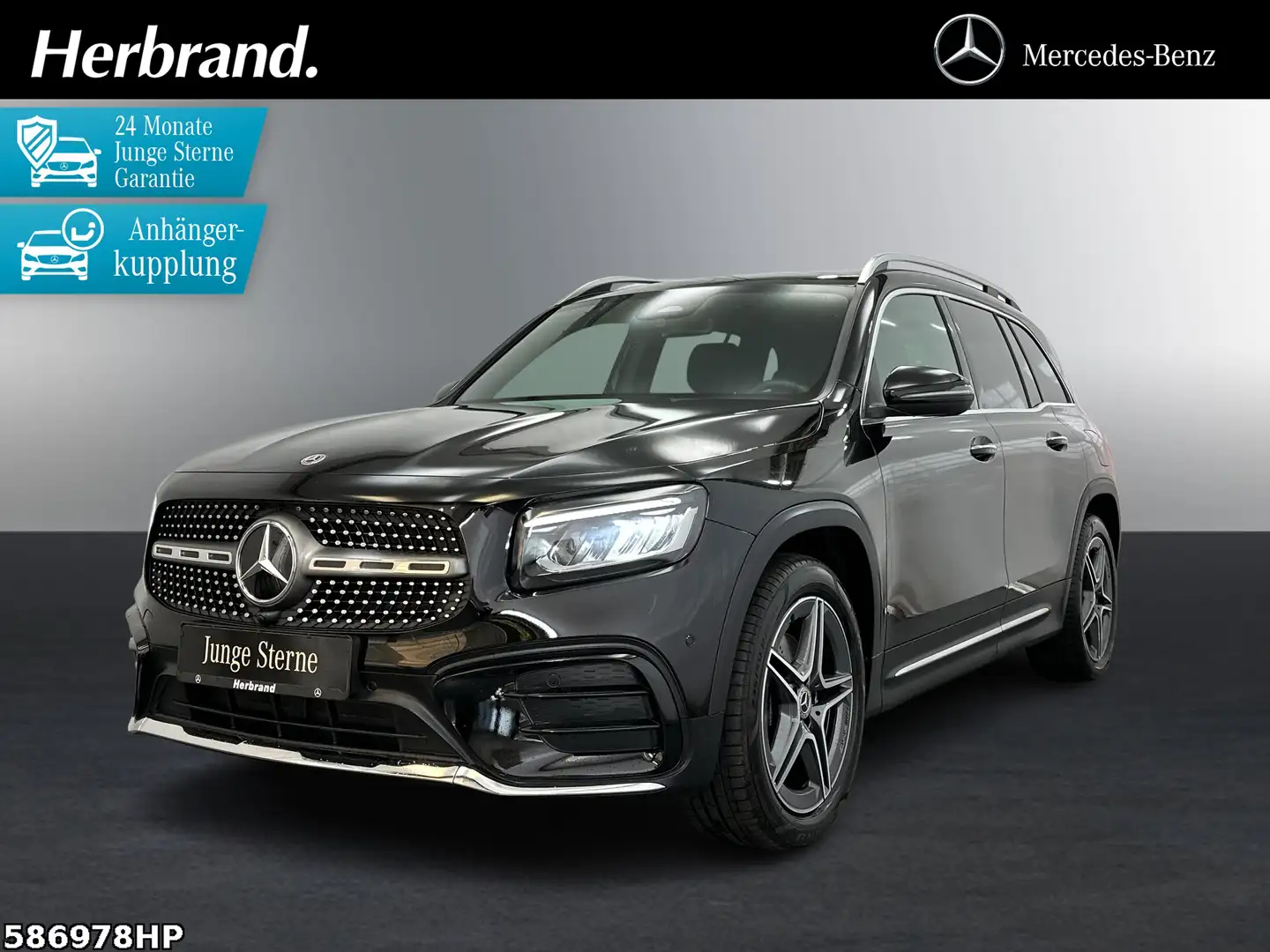 Mercedes-Benz GLB 200 d AMG Line DISTRONIC, Anhängevorrichtung Zwart - 1