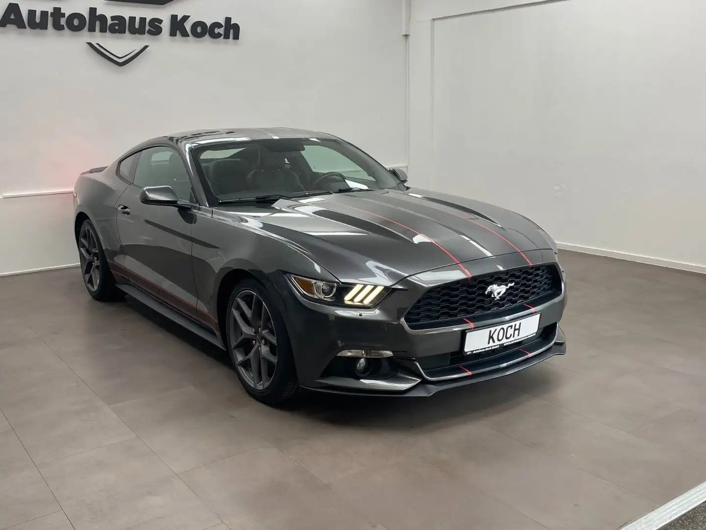 Ford Mustang MUSTANG 2.3 ECOBOOST #NEUWERTIG & #BILDHÜBSCH Grijs - 1
