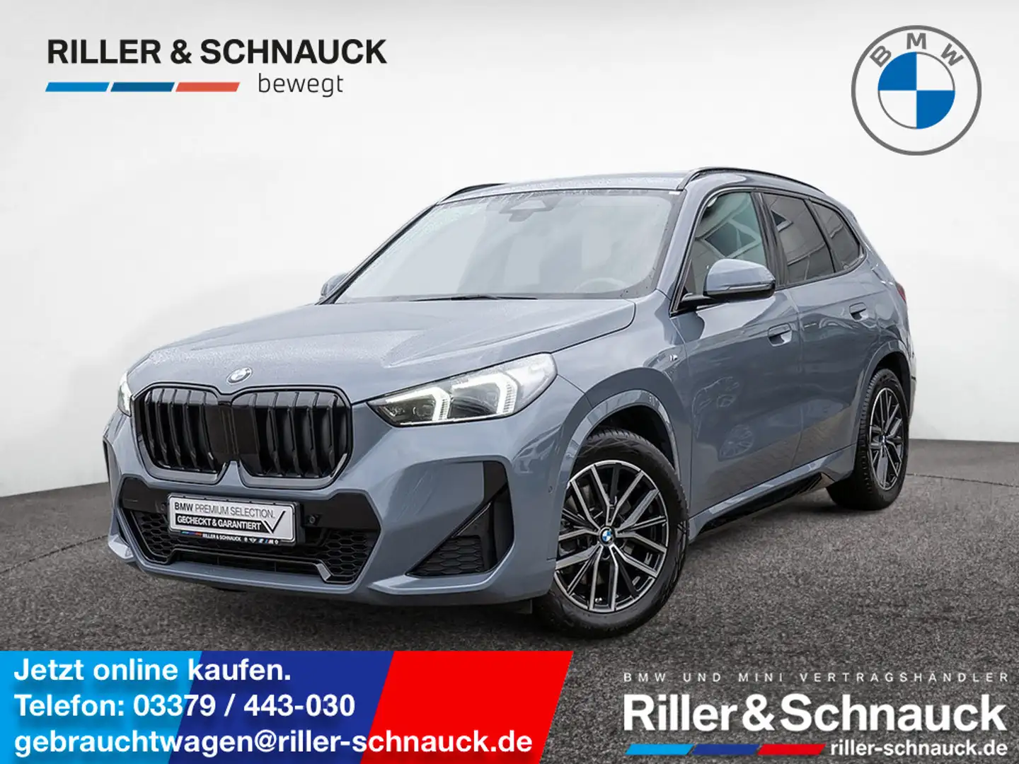 BMW X1 xDrive 23d M-Sport KAMERA NAVI AHK ACC LED Grau - 1