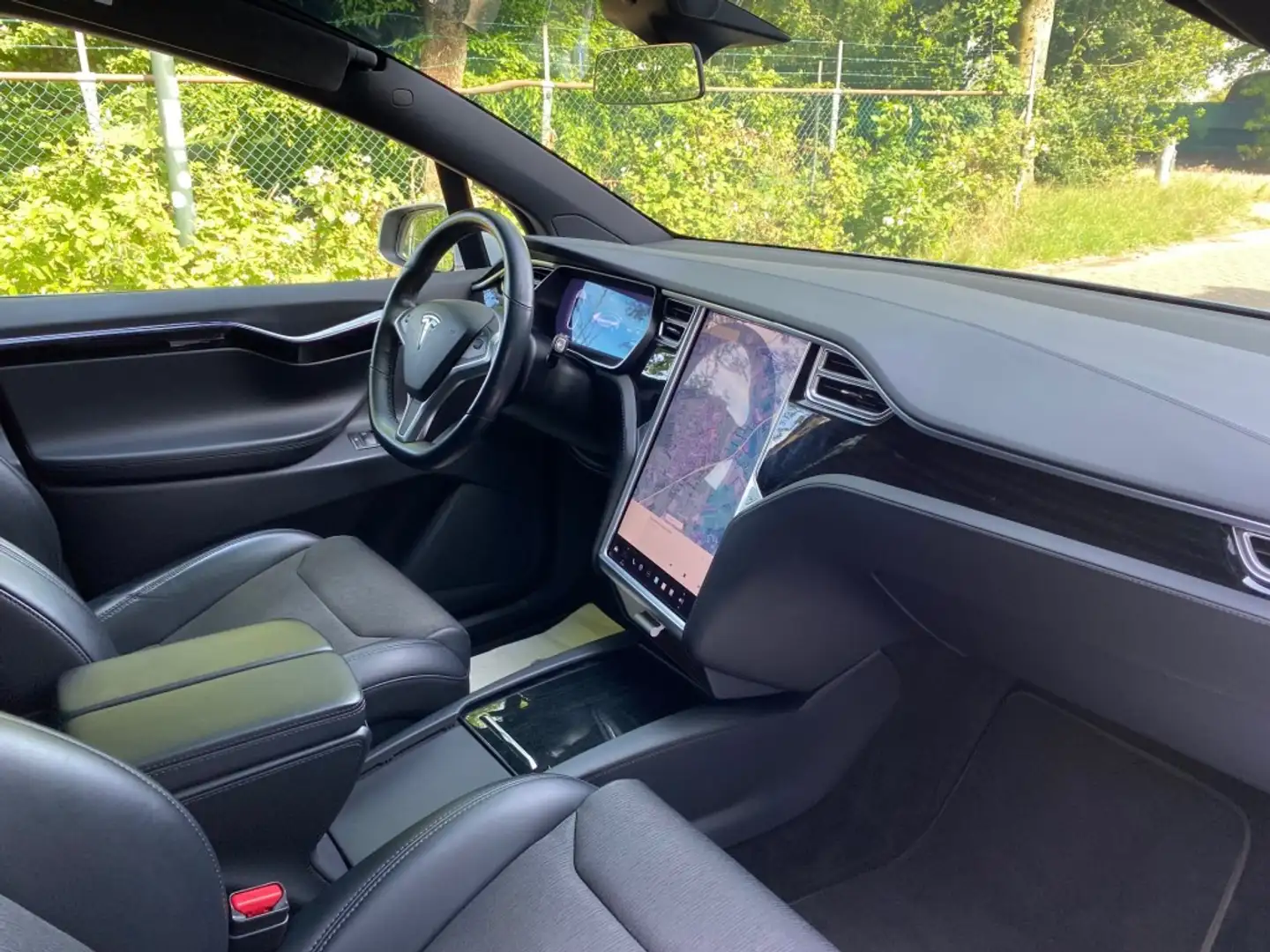 Tesla Model X 90D BASE / TREKHAAK / CAMERA / NAVI / ECC / LUCHTV Gris - 2