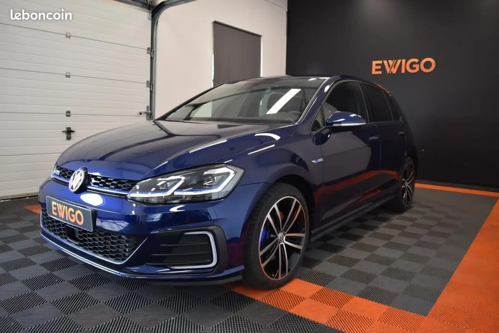 Volkswagen Golf GTE 204ch 1ERE MAIN FRANCAISE KM CERTIFIÉ SUIVI GA Bleu - 2