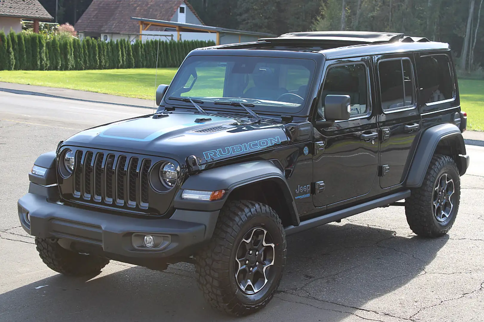 Jeep Wrangler Rubicon PHEV 2,0 GME Aut. Schwarz - 2