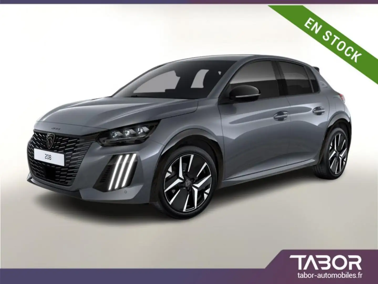 Peugeot 208 MHEV 145 GT ACC 360° GPS Radars LED Gris - 1