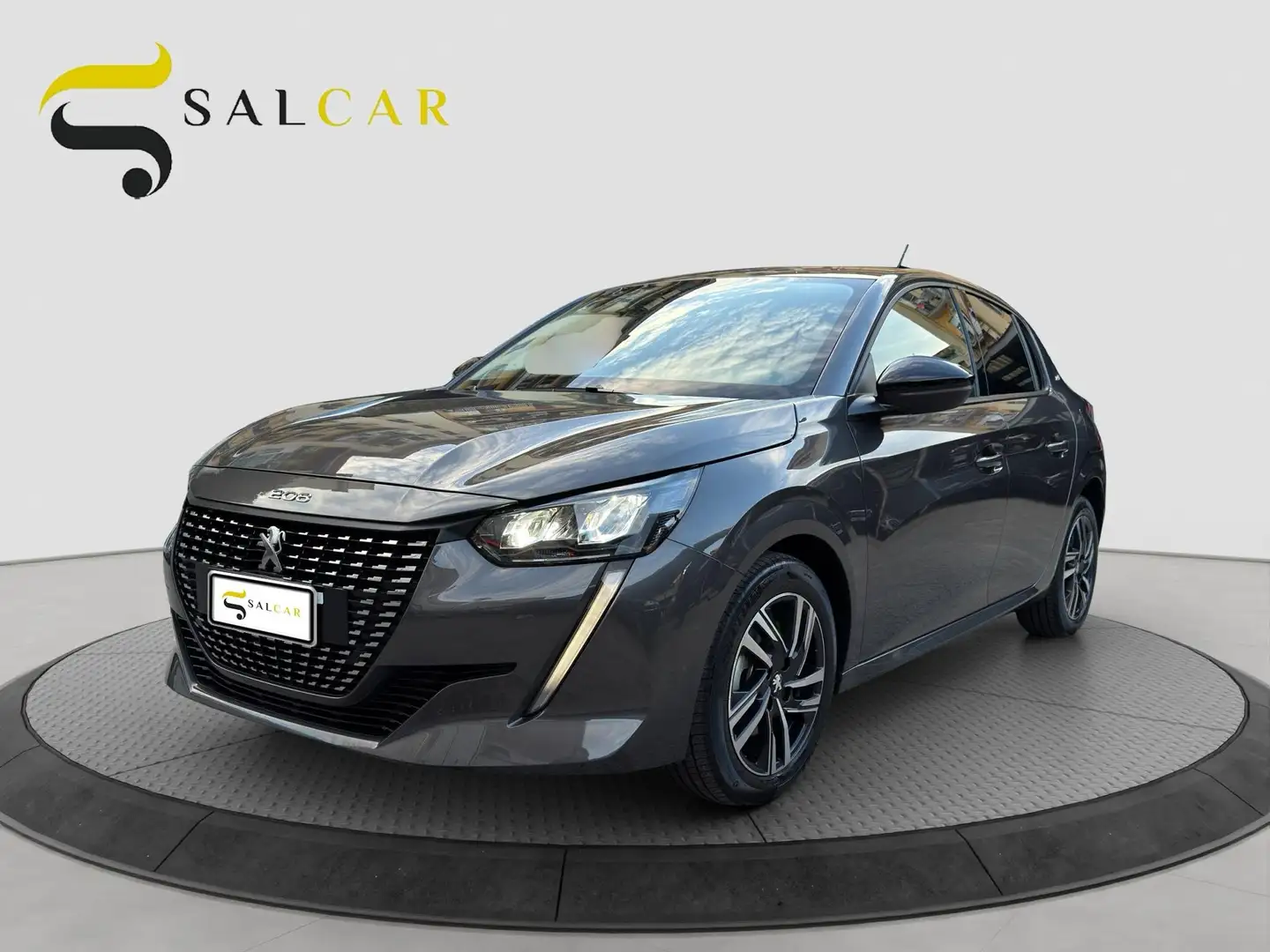 Peugeot 208 1.5 100cv bluehdi Allure Pack 2023 Grigio - 1