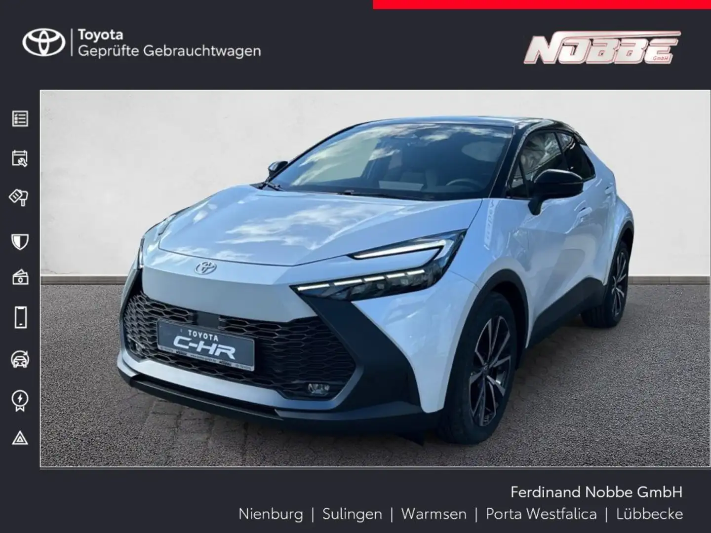 Toyota C-HR 1.8 Hybrid Black&White Blanc - 1
