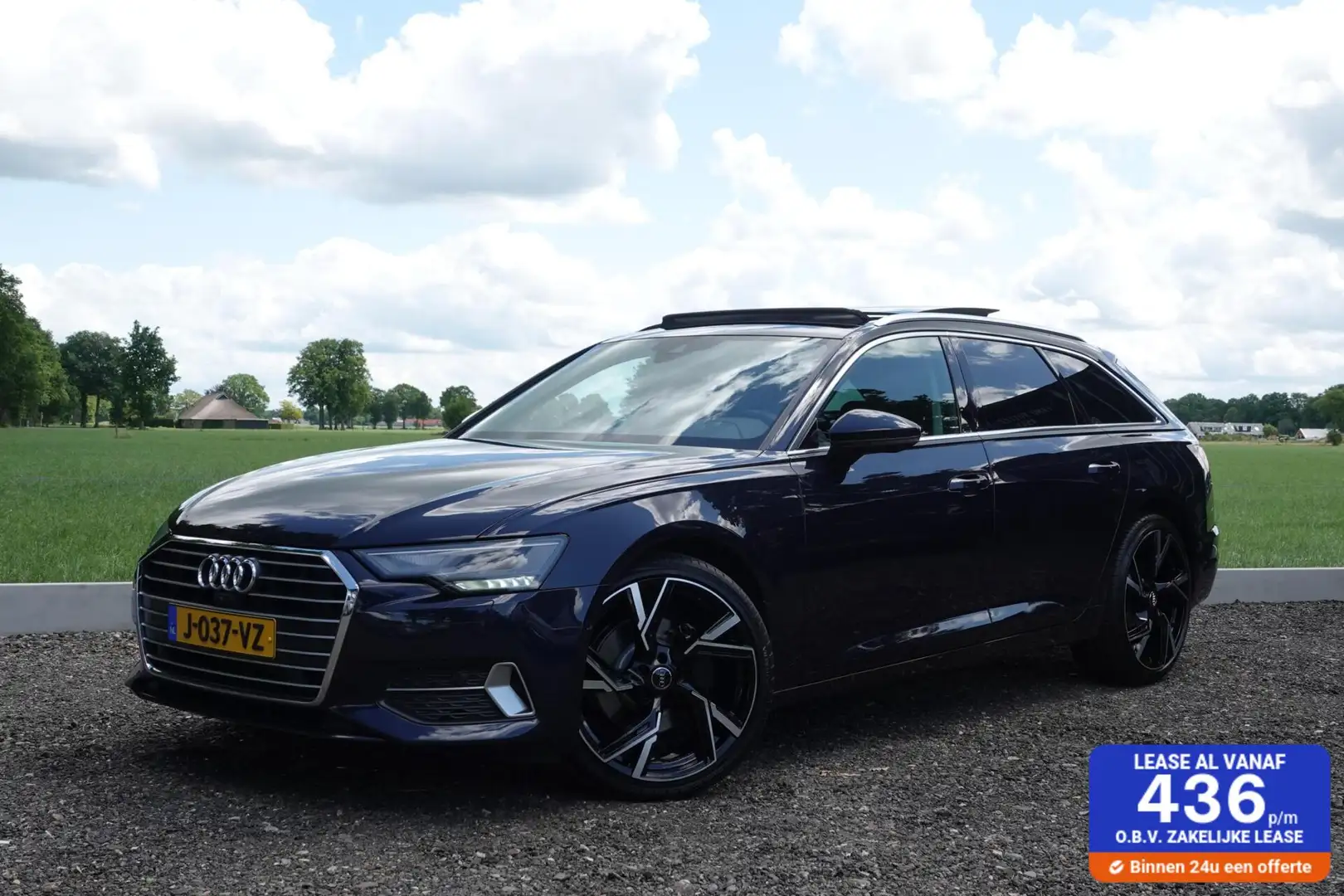 Audi A6 Avant 45 TFSI PANO 360CAMERA 245PK MEMORYSEAT 21in Bleu - 1