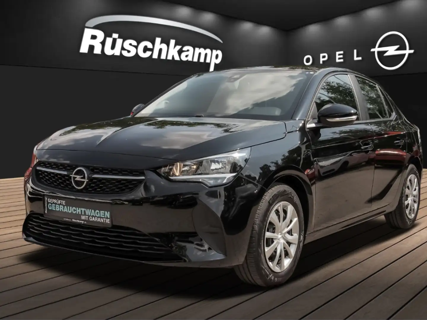 Opel Corsa F Edition Temp. DAB Freisprech. Klima Schwarz - 1