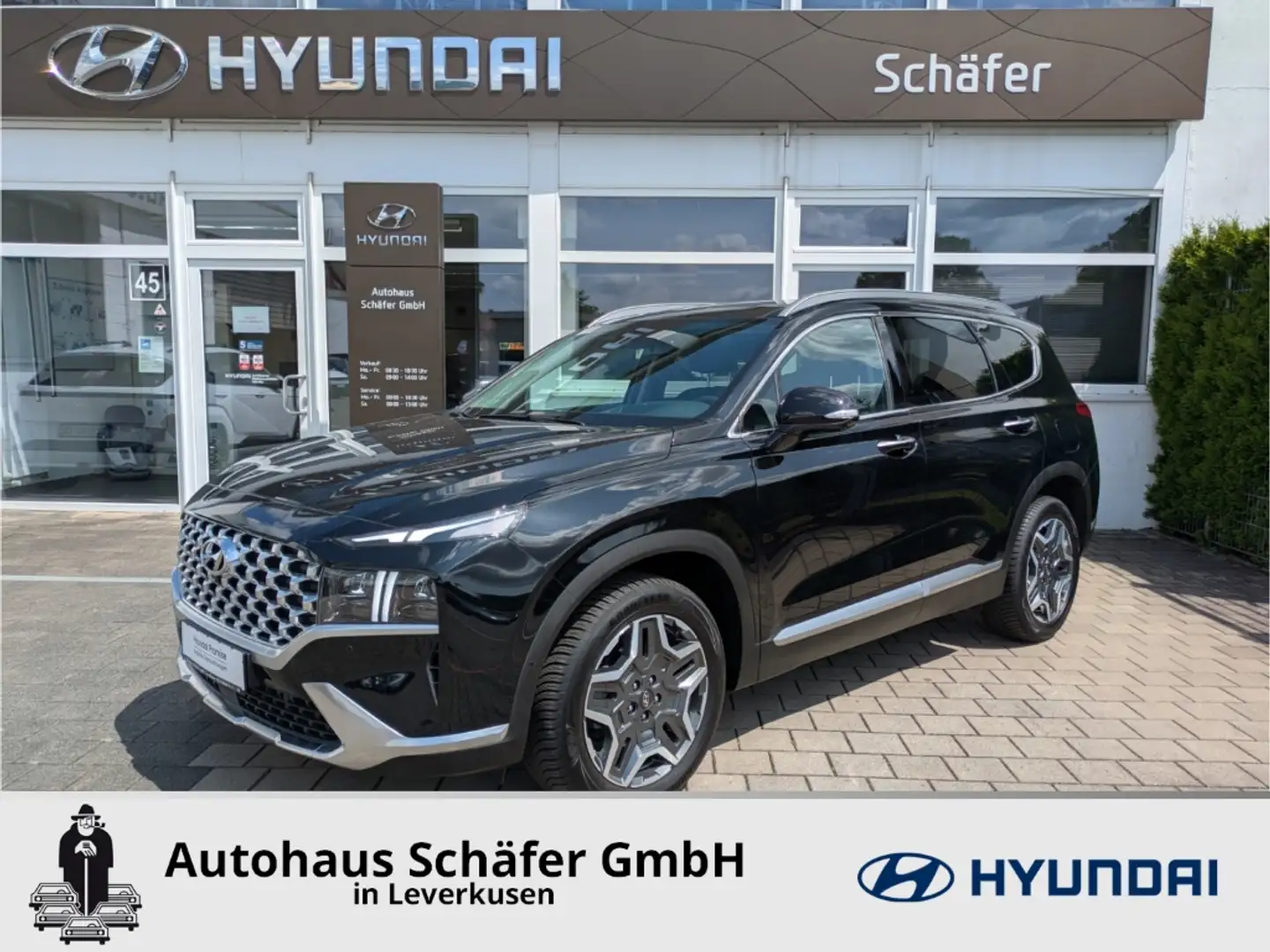 Hyundai SANTA FE Prime HUD Niveau El. Panodach Navi Leder Digitales Schwarz - 1