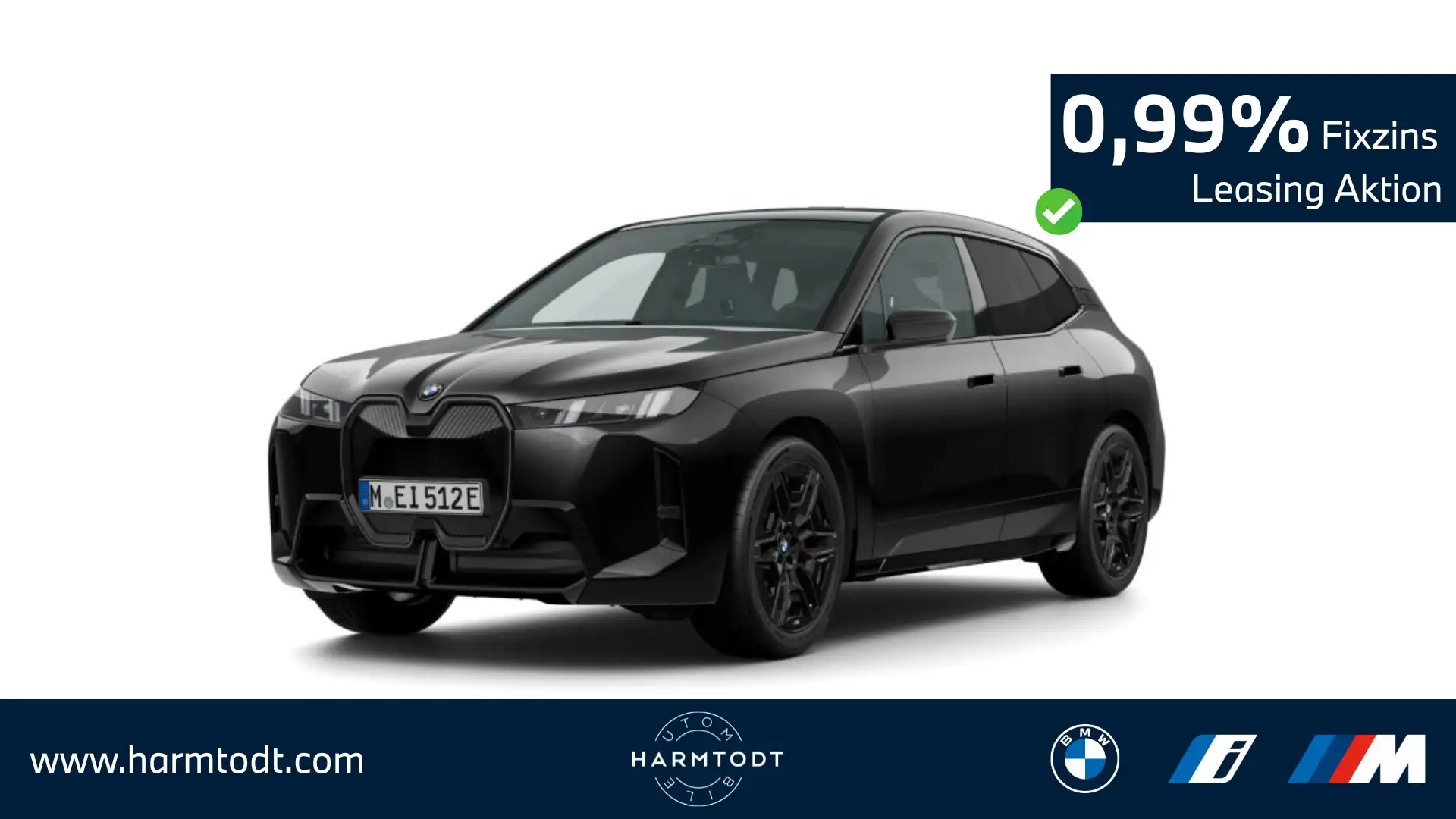BMW iX xDrive60 *M-Sportpaket PRO* 0,99% Fixzins-Leasing* Negro - 1