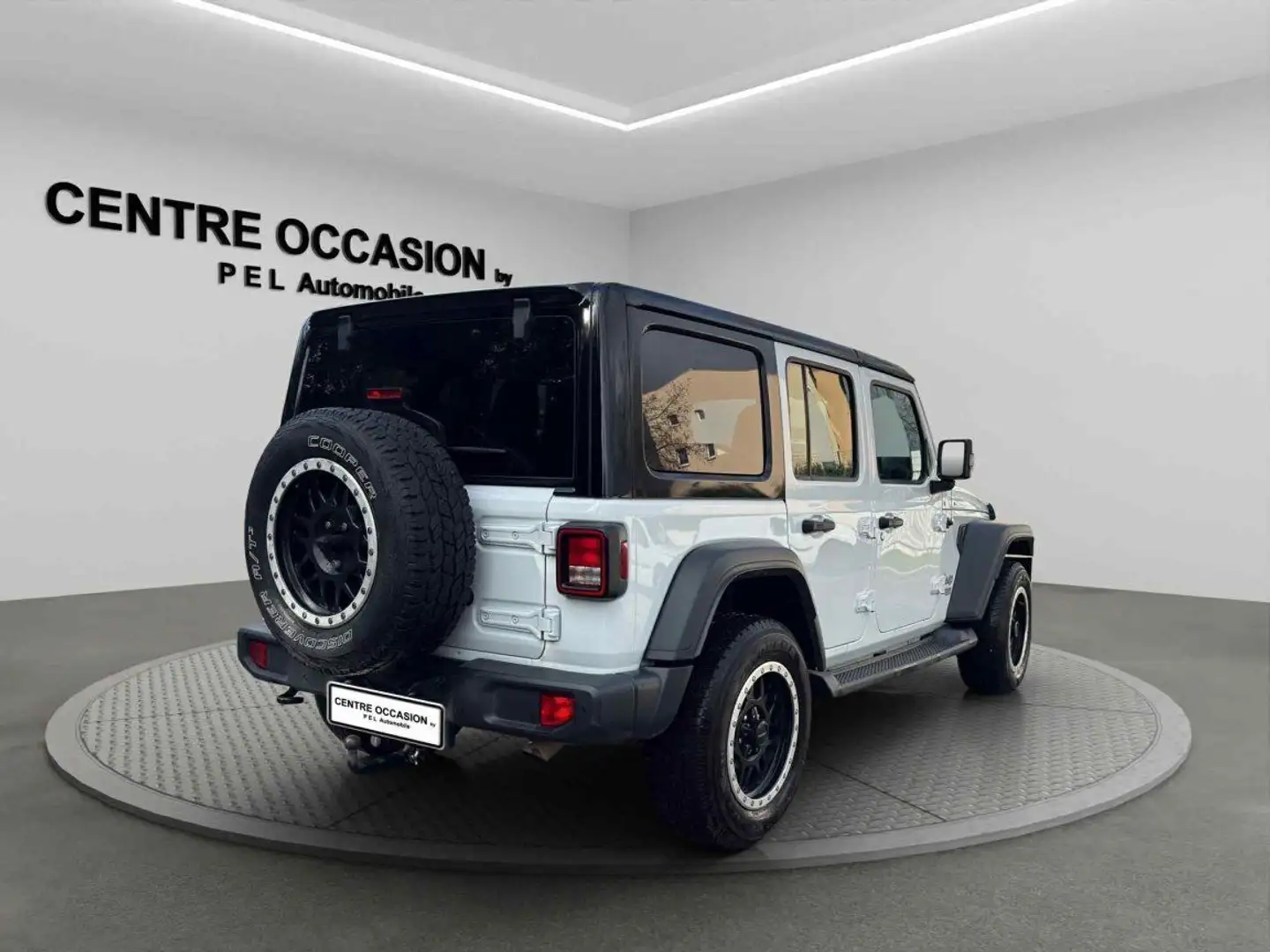 Jeep Wrangler Unlimited 2.0 l T 272 ch 4x4 BVA8 Sport Weiß - 2