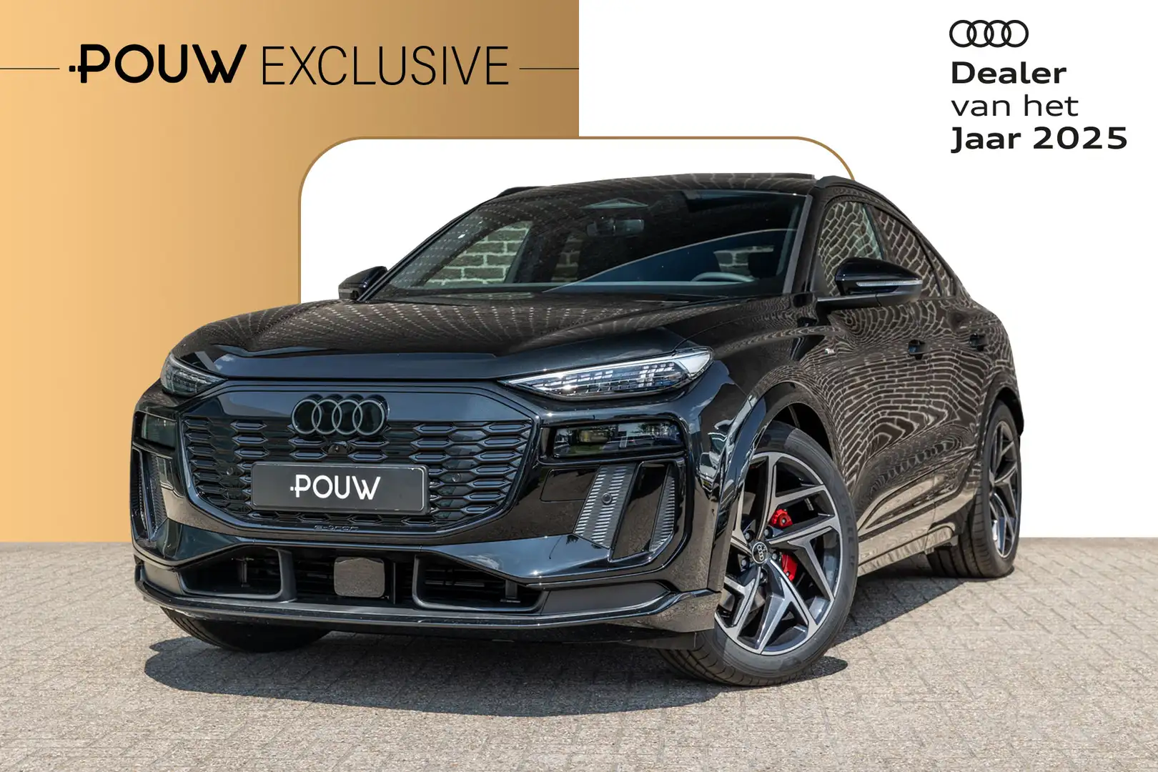 Audi Q6 Sportback e-tron S edition 252pk 83 kWh | Panorama Zwart - 1