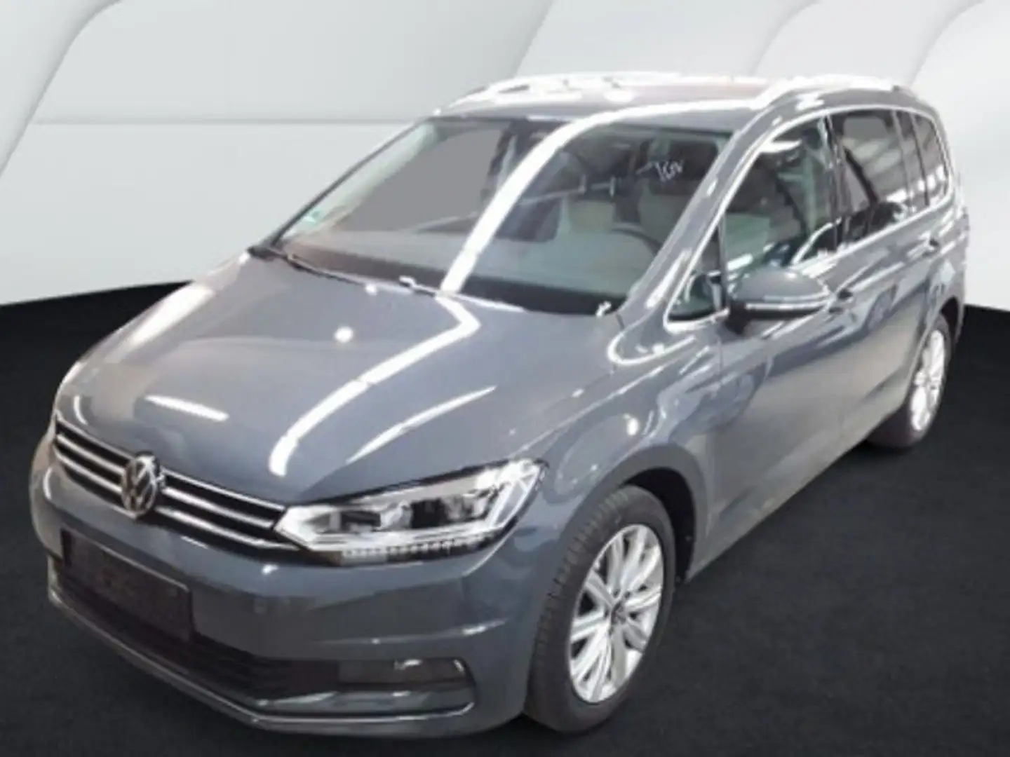 Volkswagen Touran 2,0 TDI DSG Highline 7-Sitzer AHK LED Grau - 2