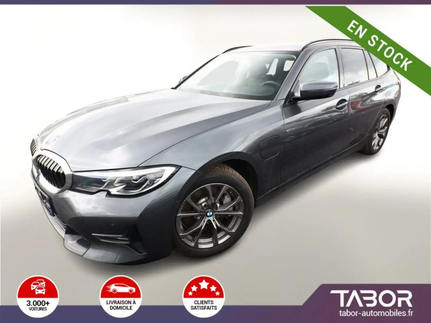 BMW 330 330 e Steptronic Sport Line Laser HUD ParcAs Gris - 1