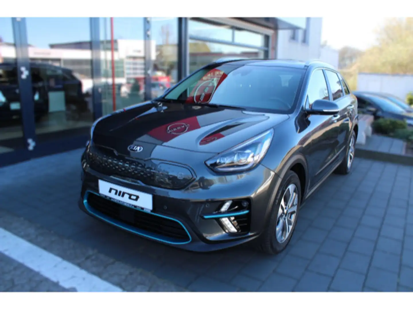 Kia Niro NIRO e-Niro 64 kWh Spirit 3-Phasen Leder Glasda. Сірий - 2