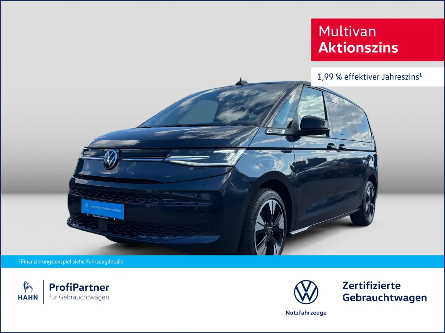 Volkswagen T7 Multivan Life KÜ 2,0TSI 150kW DSG DCC AHK PANO Blau - 1