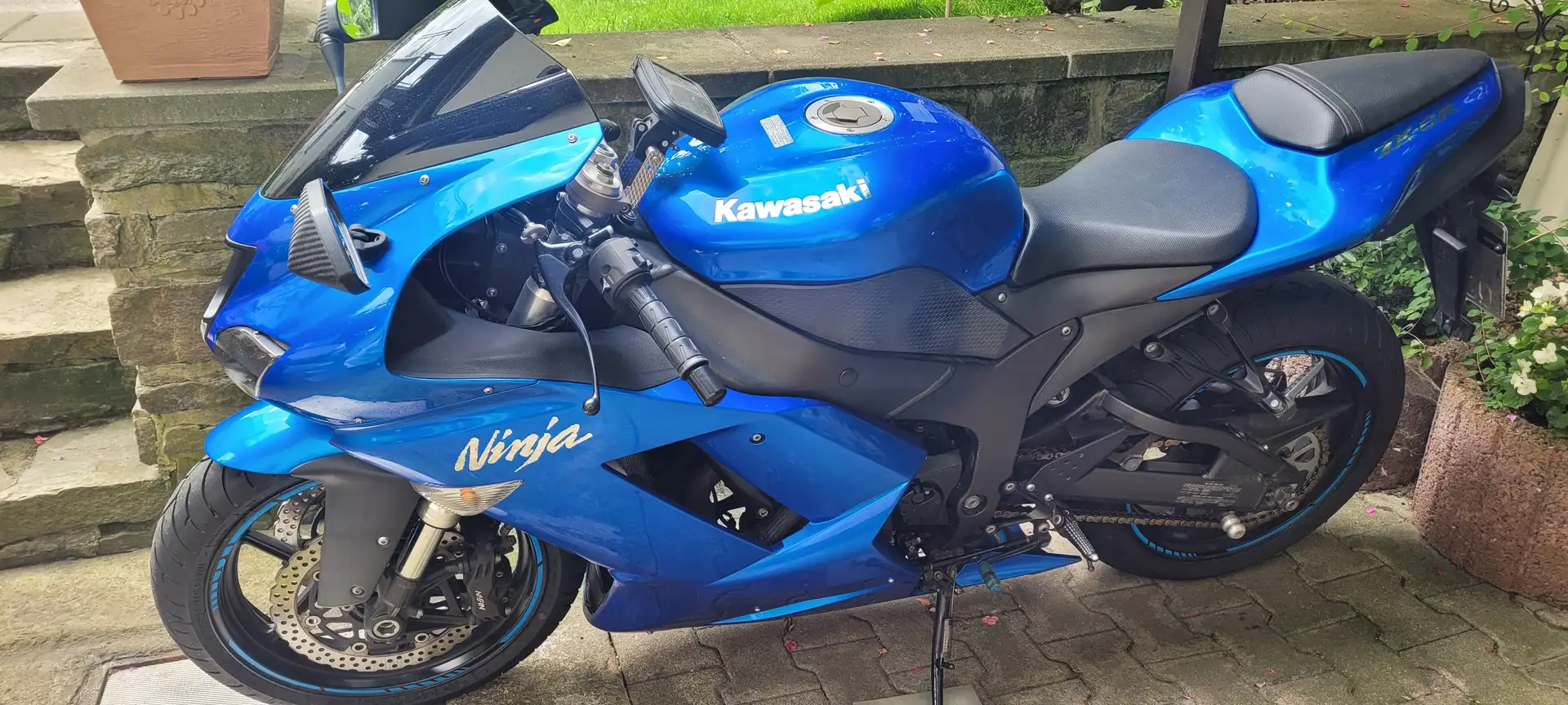 Kawasaki Ninja ZX-6R Kék - 1