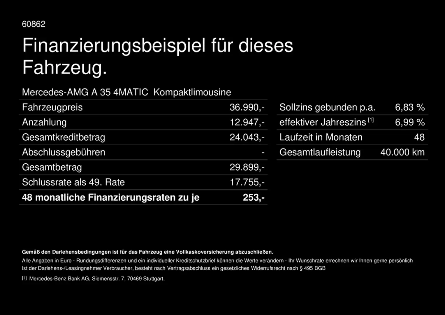Mercedes-Benz A 35 AMG 4M Panorama Burmester Ambiente 360° Schwarz - 2